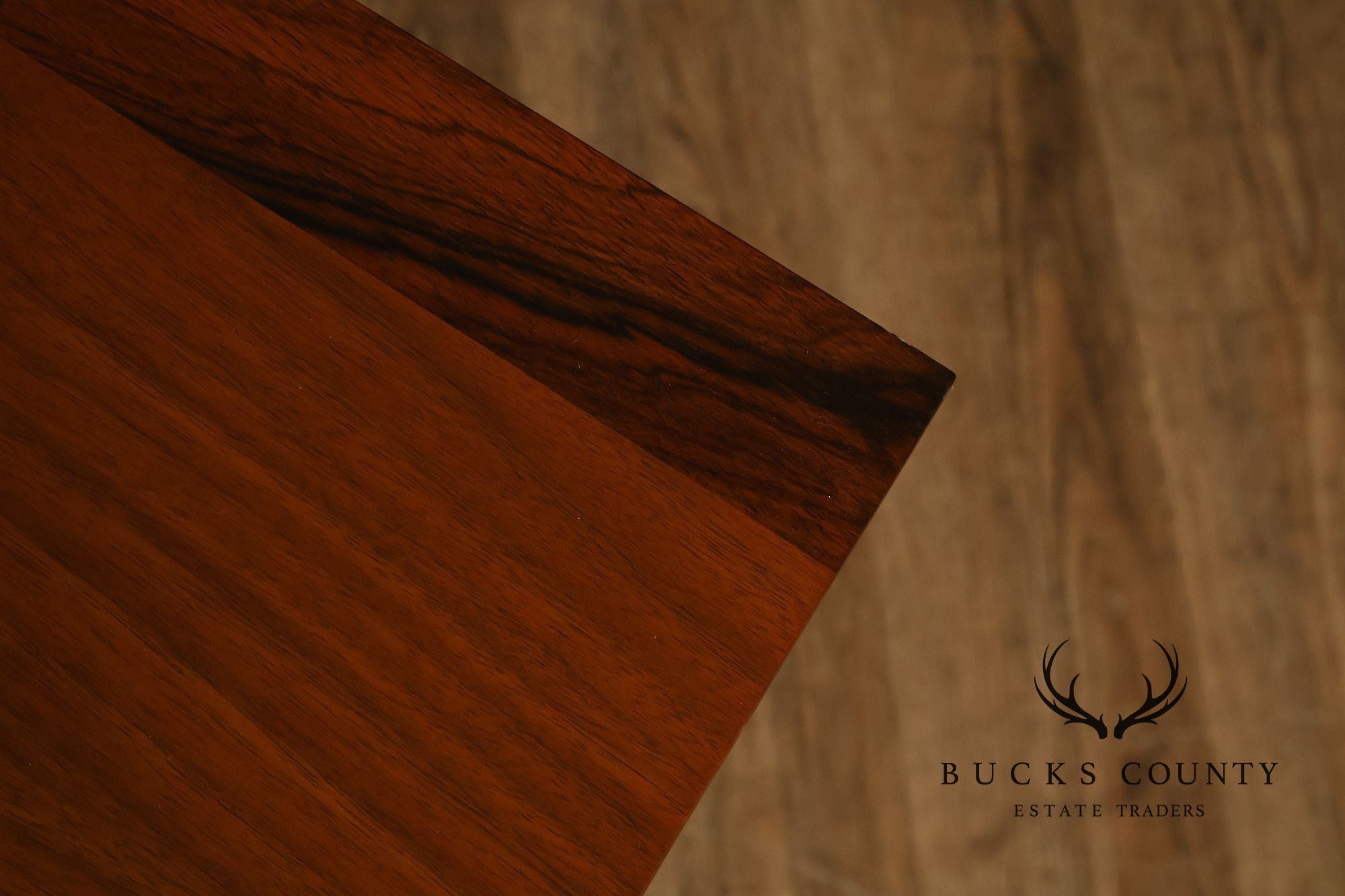 Mid Century Modern Walnut Dining Table With Leaf