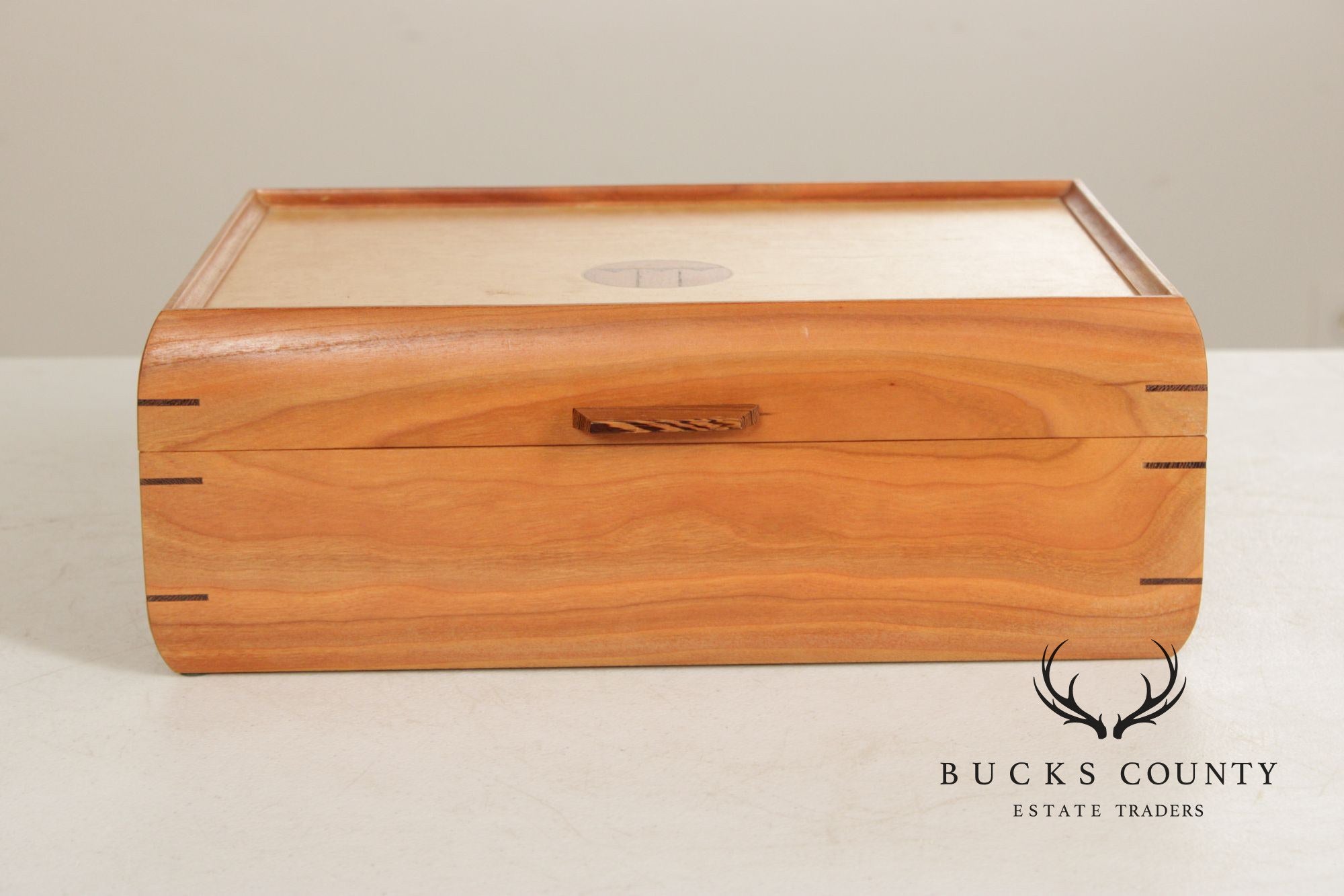 Studio Mixed Wood Desktop Cigar Humidor