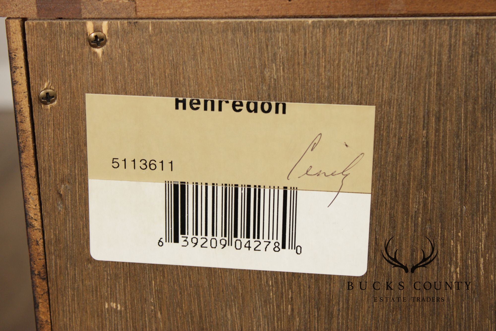Henredon Historic Natchez Collection Marble Top Mahogany Sideboard