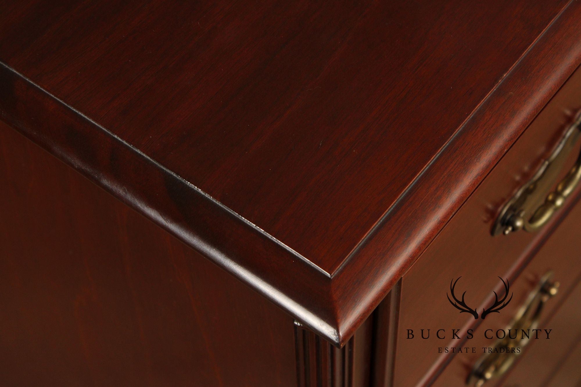 Norris Furniture Chippendale Style Mahogany Tall Chest