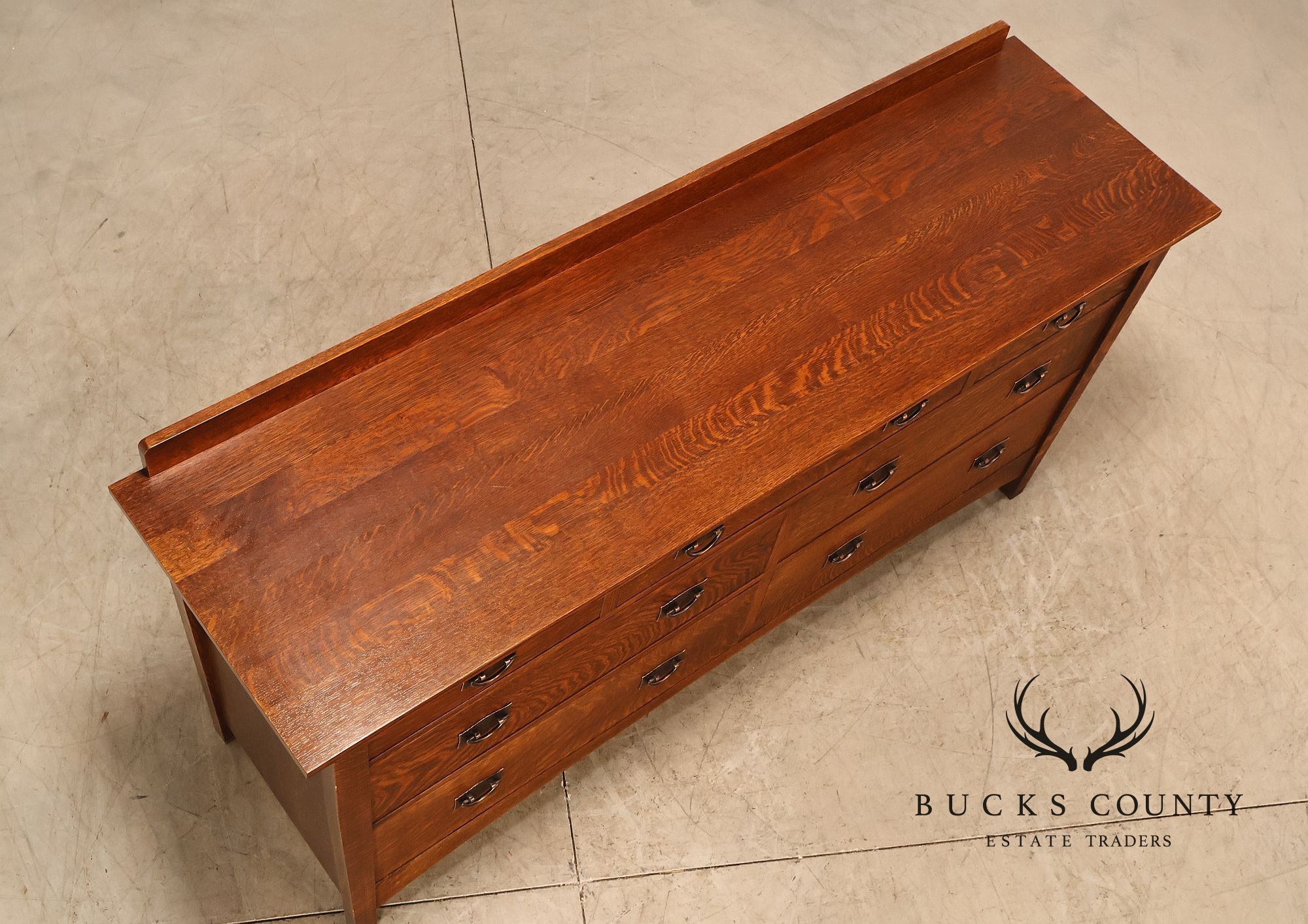 Stickley Mission Collection Oak Double Dresser