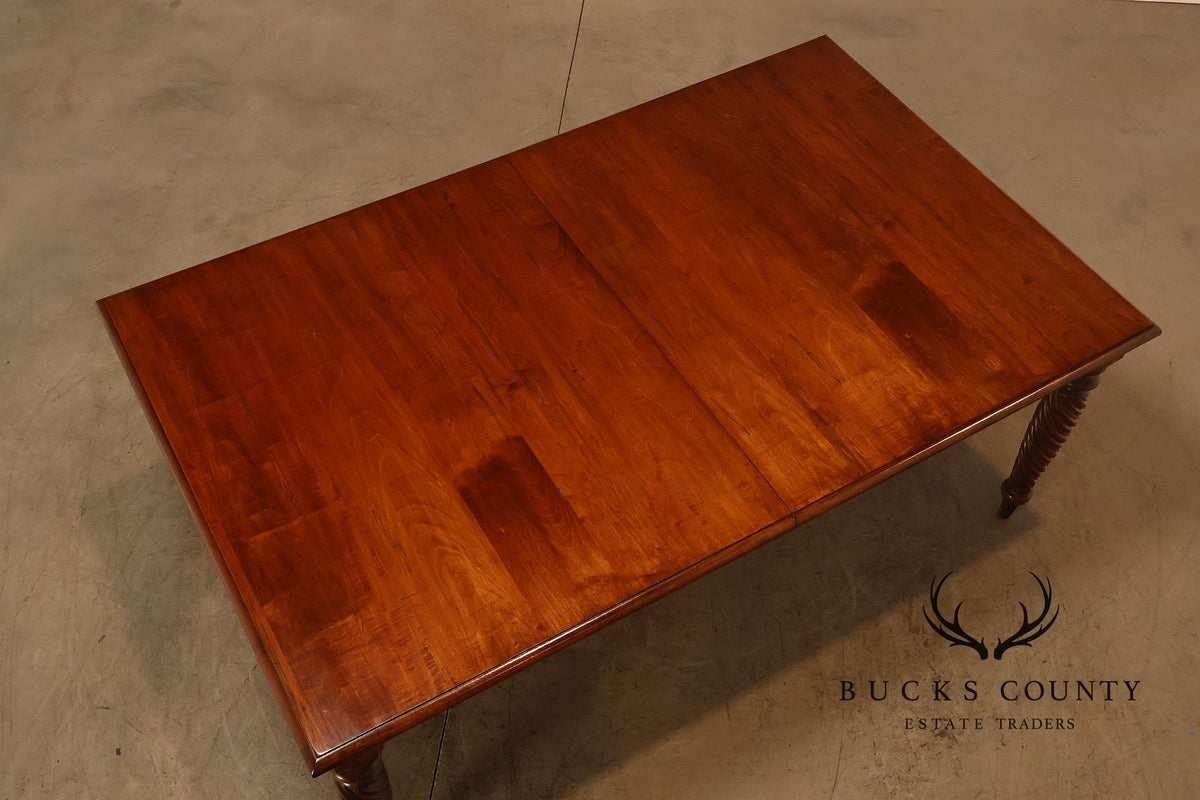 Ethan Allen British Classics Maple And Birch Dining Table