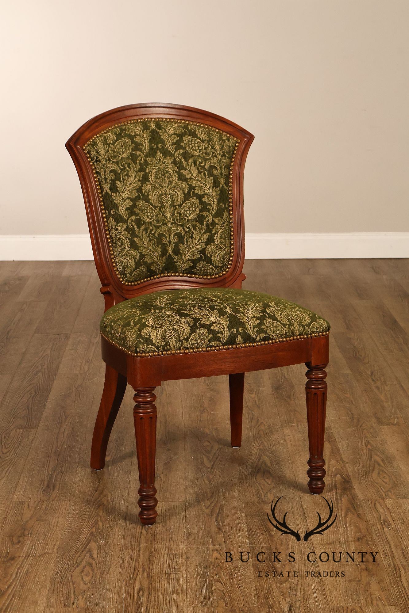 Henredon English Regency Style Set of Eight Mahogany Dining Chairs