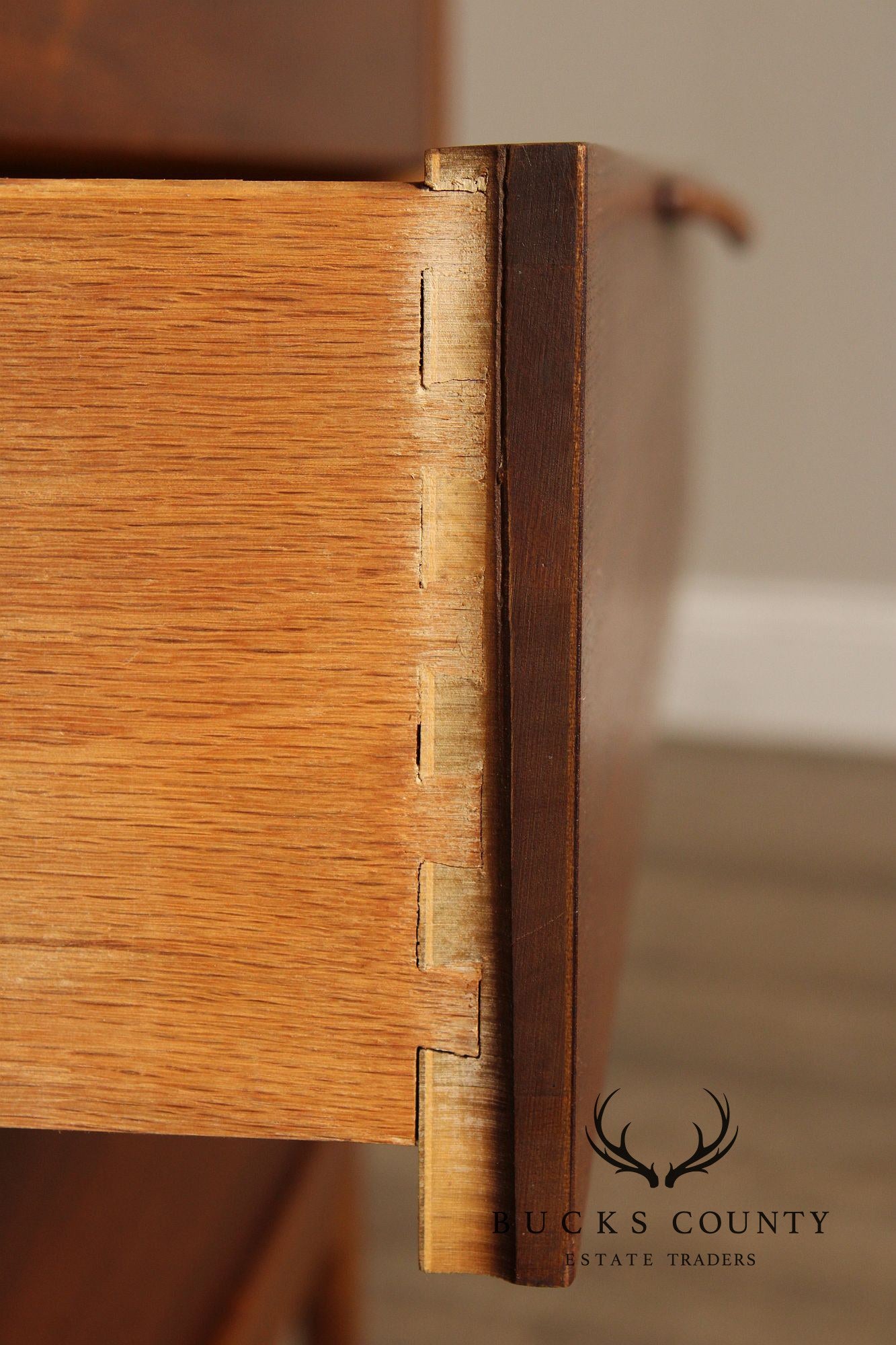 Lane Mid-Century Modern Walnut High Chest With Doors