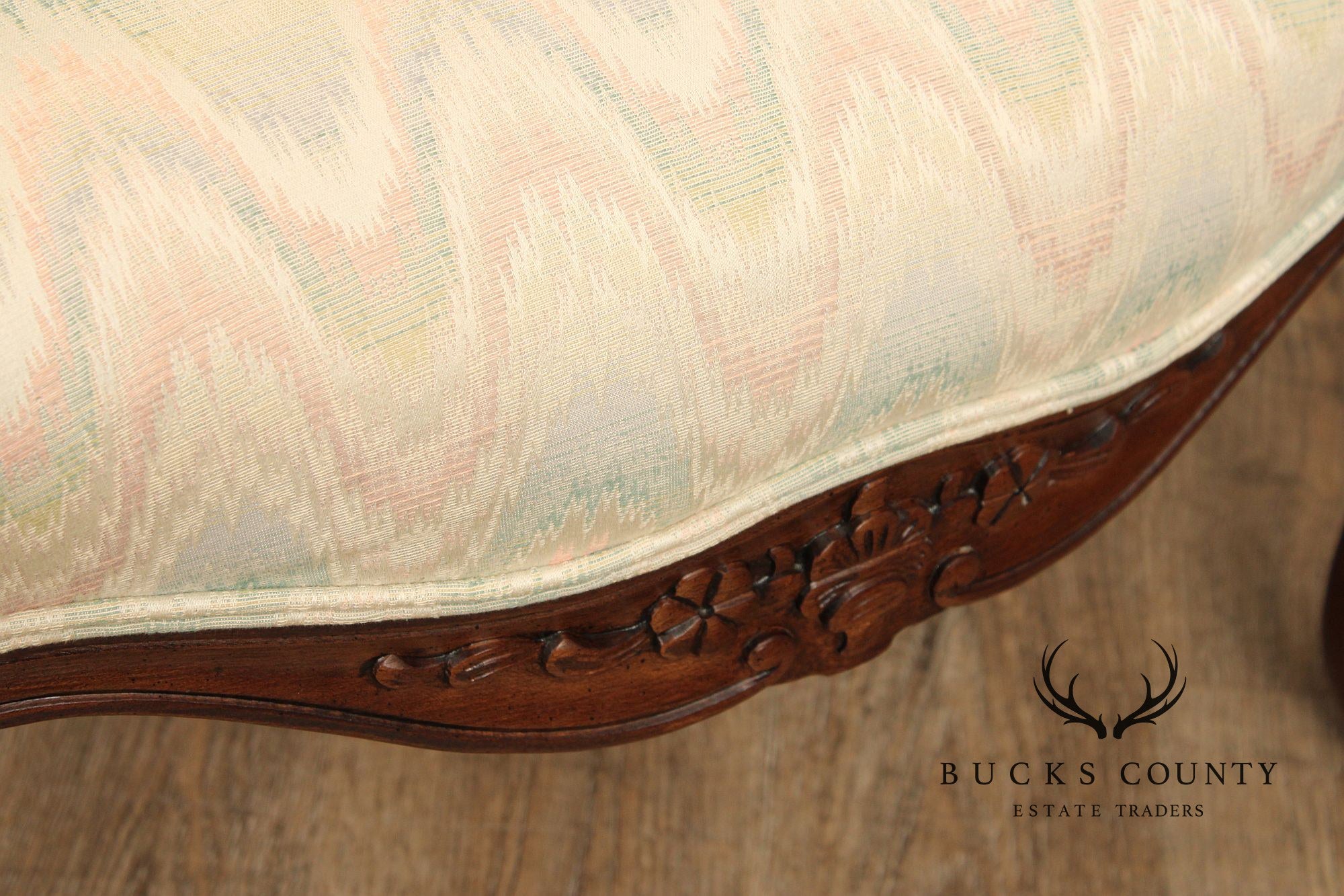 French Louis XV Style Fauteuil Armchair