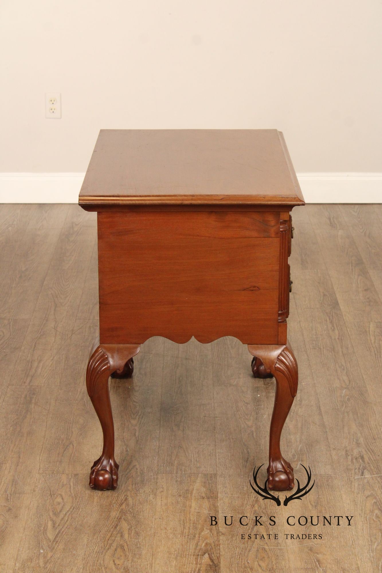 Antique Philadelphia Chippendale Style Mahogany Lowboy