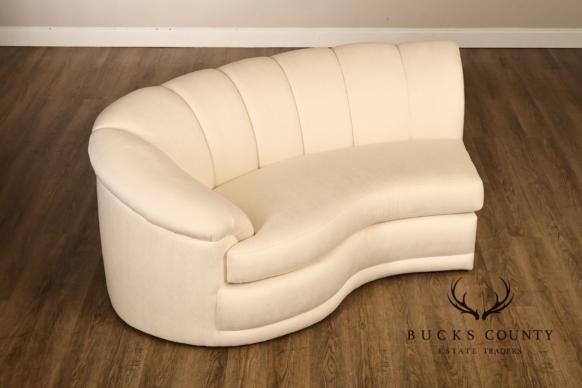 Thayer Coggin Post Modern Curved Sectional Sofa