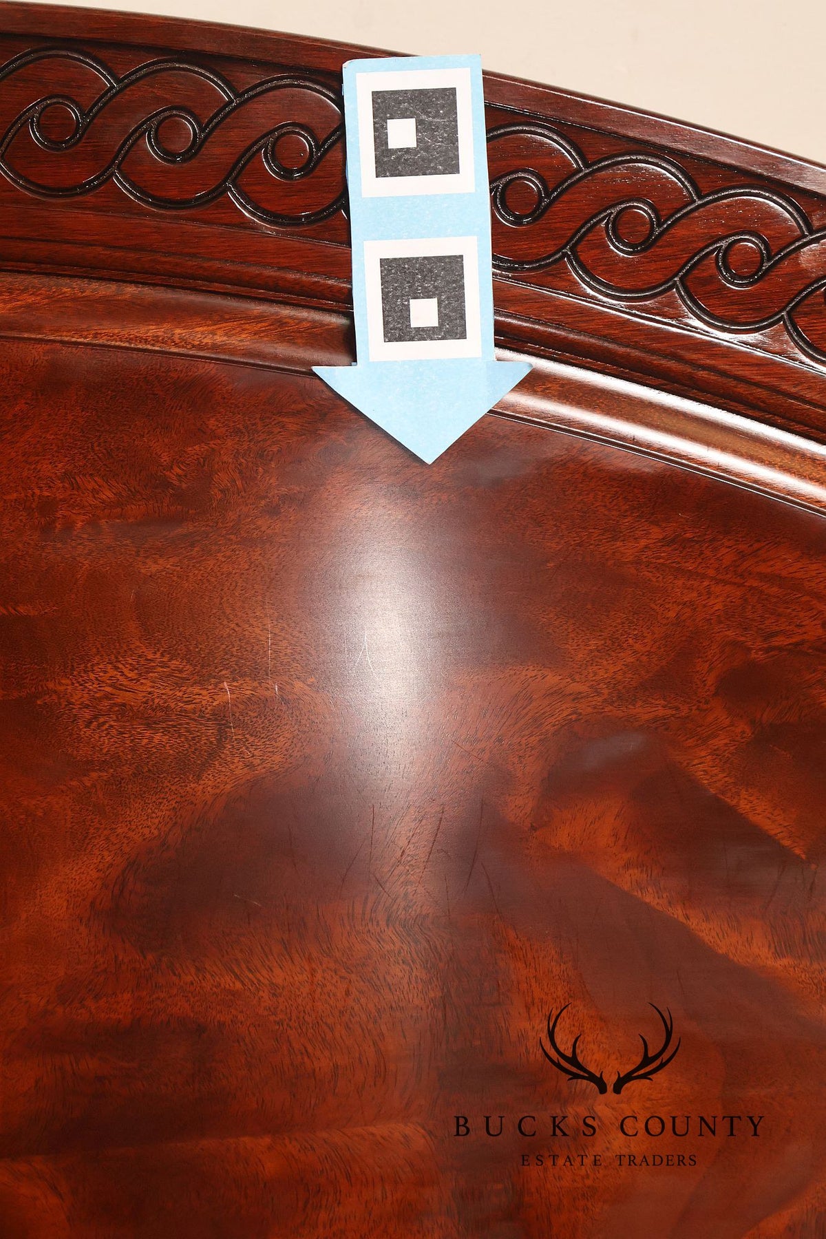 Henkel Harris Mahogany Low-Post Queen Bed
