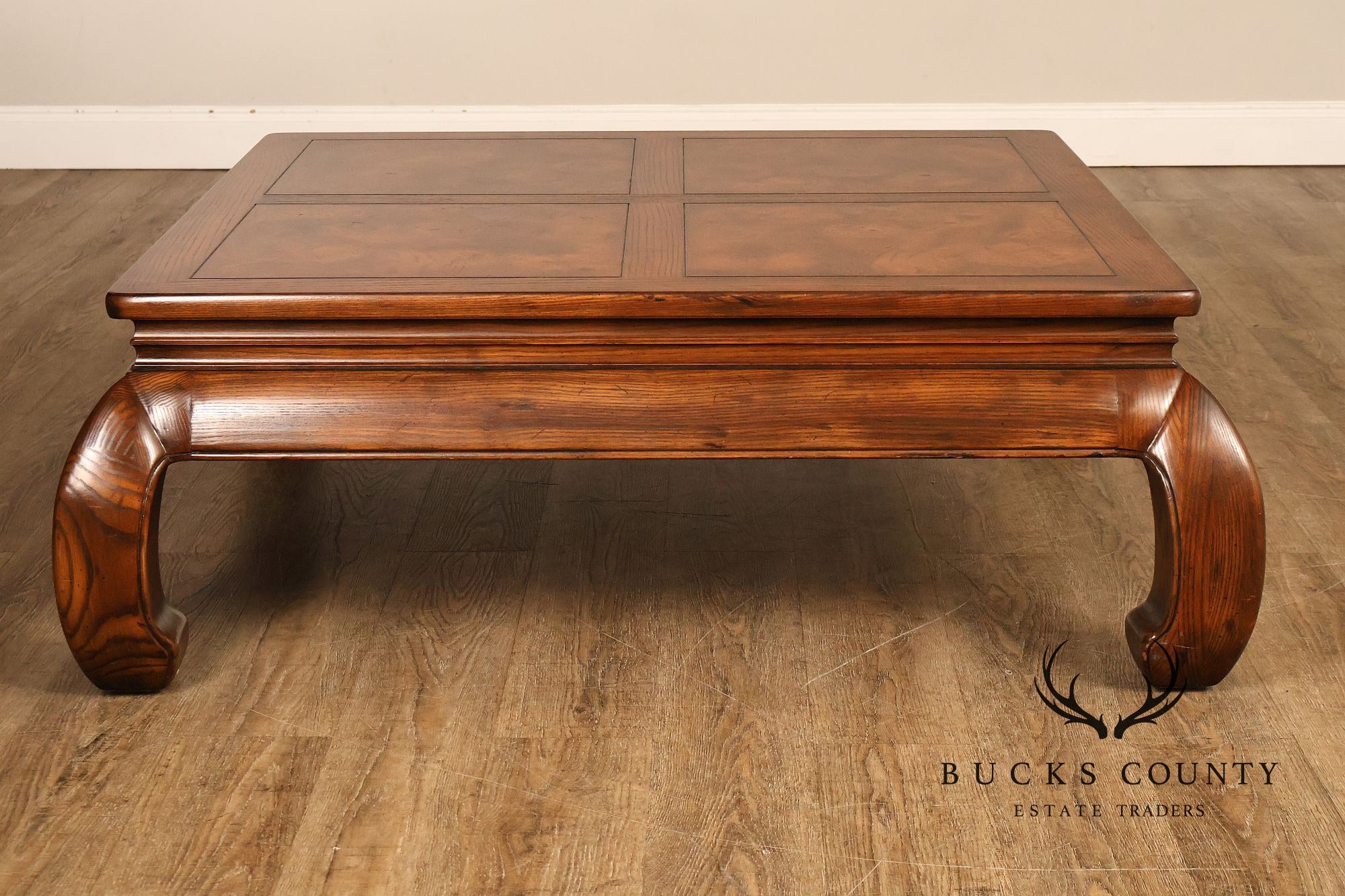 Henredon Artefacts Asian Burlwood Ming Style Coffee Table