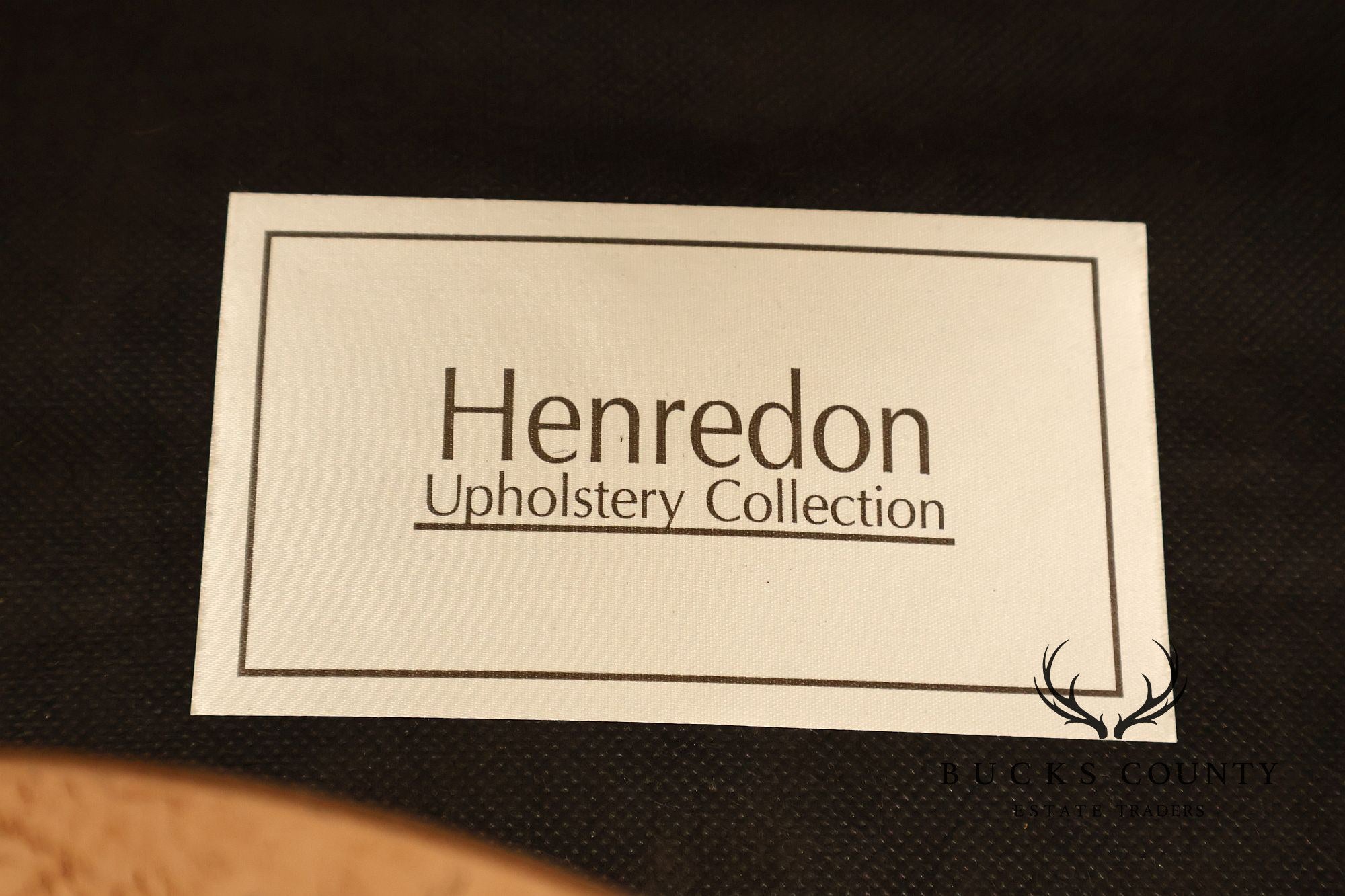 Henredon Upholstered Lounge Chair With Ottoman