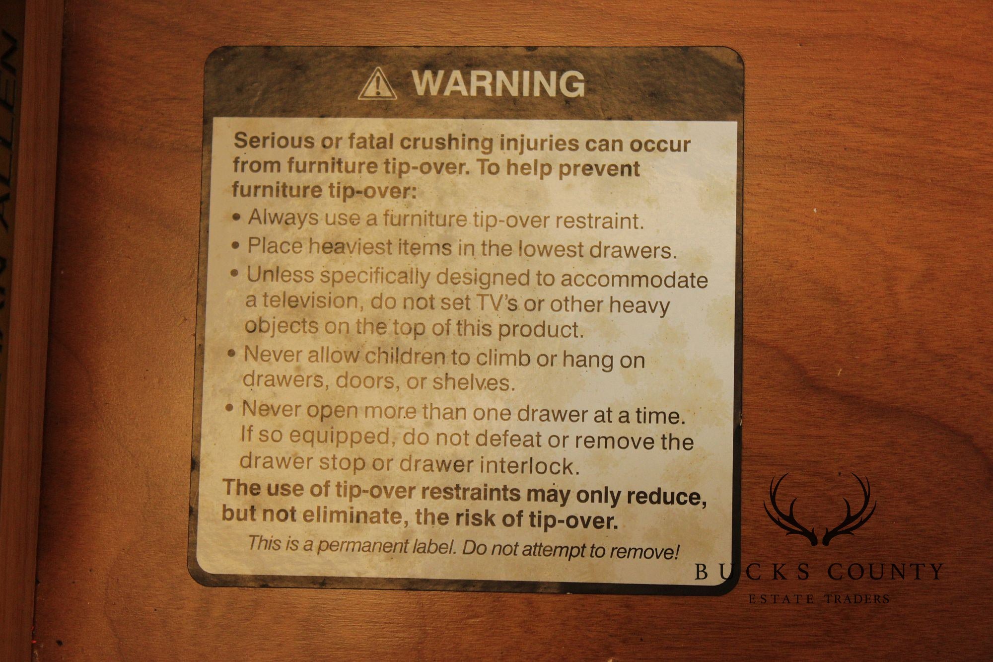 Ethan Allen Louis Philippe Style 'Fisher' Marble Top Chest