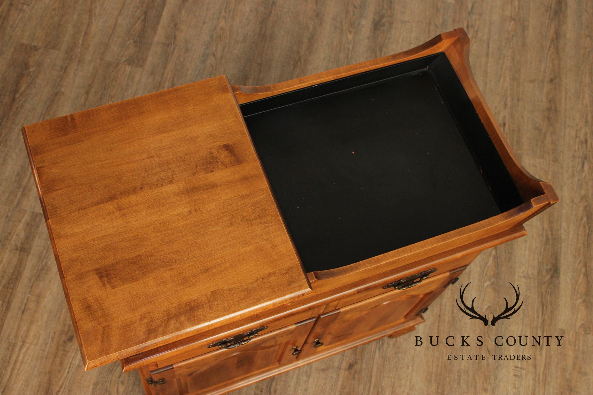 Colonial Revival Vintage Solid Maple Dry Sink