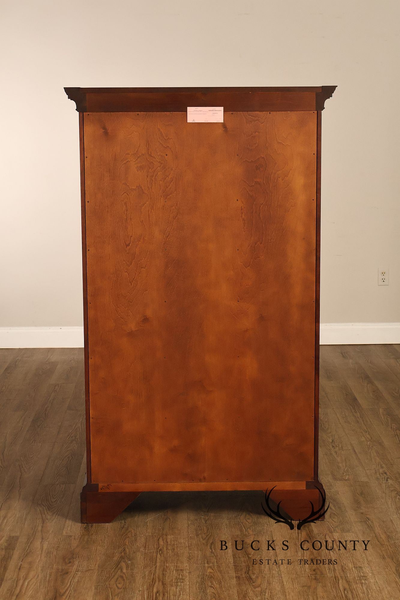 Henkel Harris Mahogany Bowfront Tall Chest