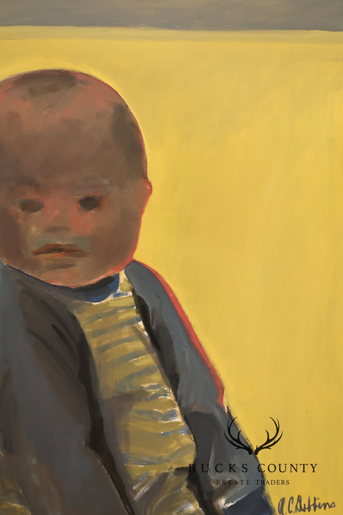 Anne Cooper Dobbins Oil Painting, 'Vanessa Alone'