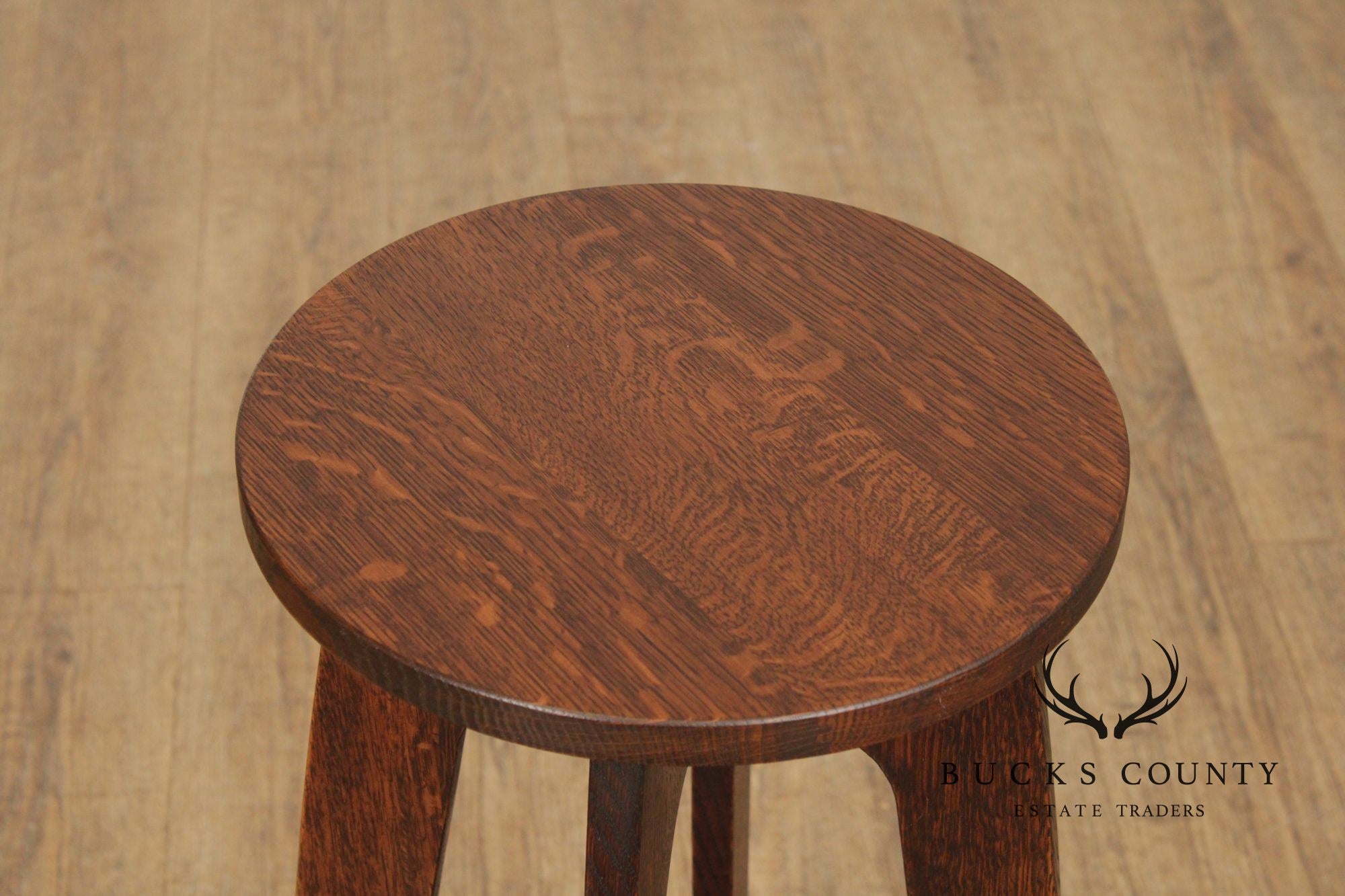 Warren Hile Studio Custom Crafted Mission Oak Fern Stand