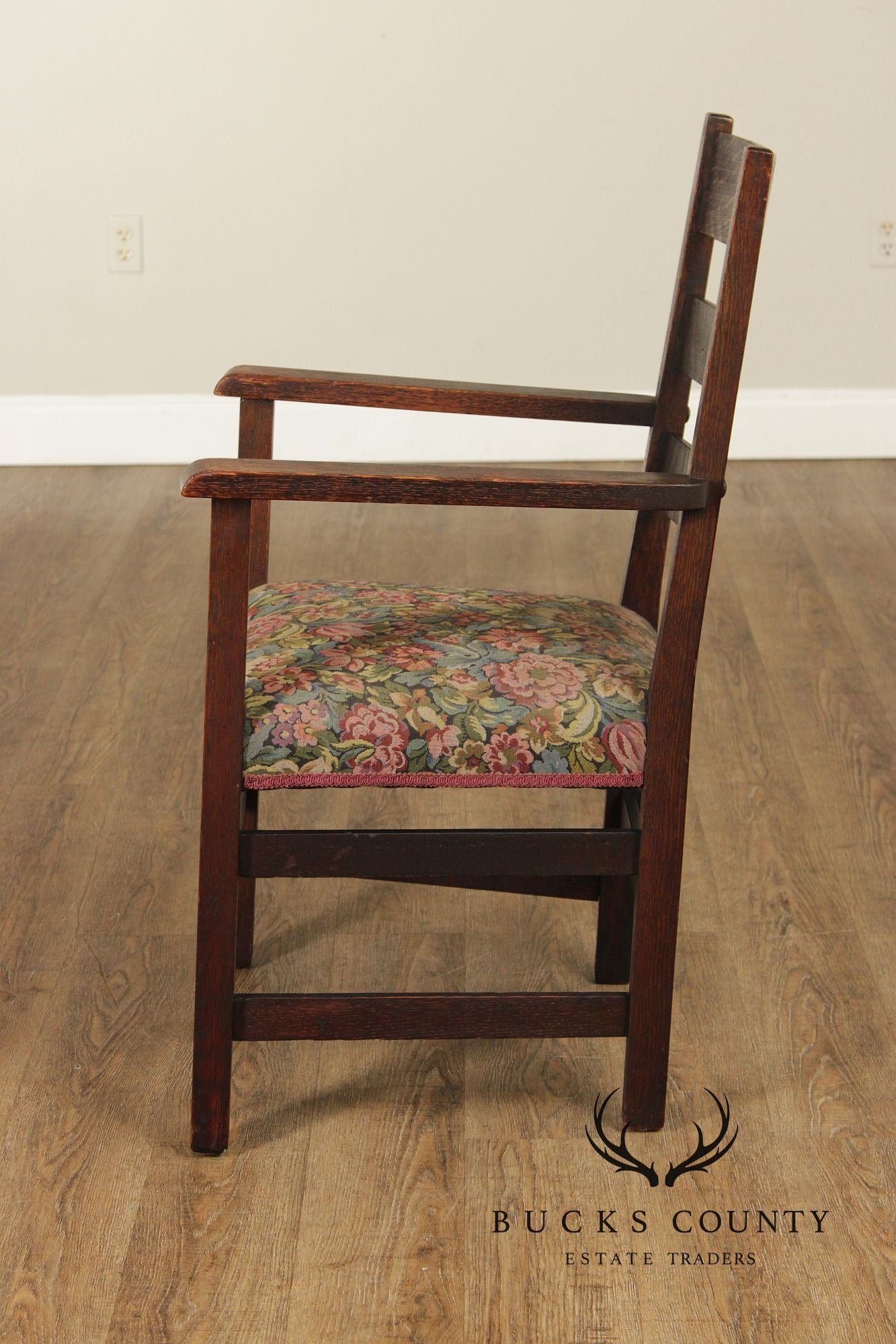 Stickley Brothers Quaint Furniture Mission Oak Armchair