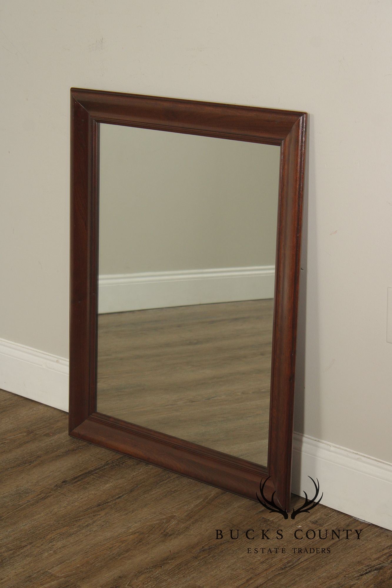 Vintage Cherry Ogee Frame Wall Mirror