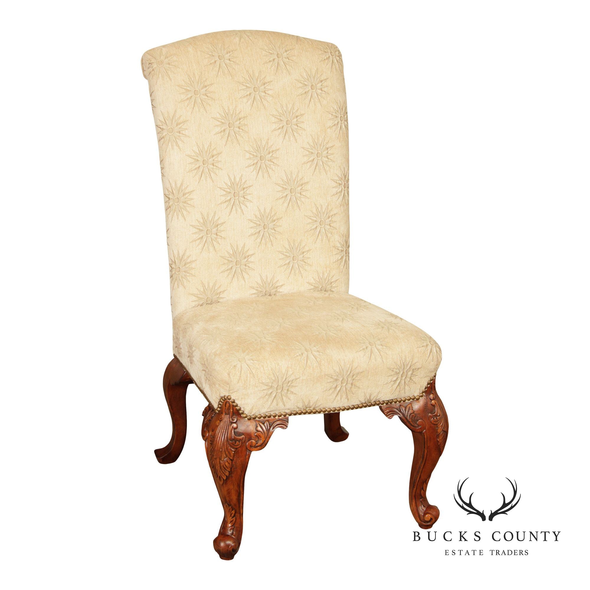 Georgian Style High-Back Mahogany Side Chair
