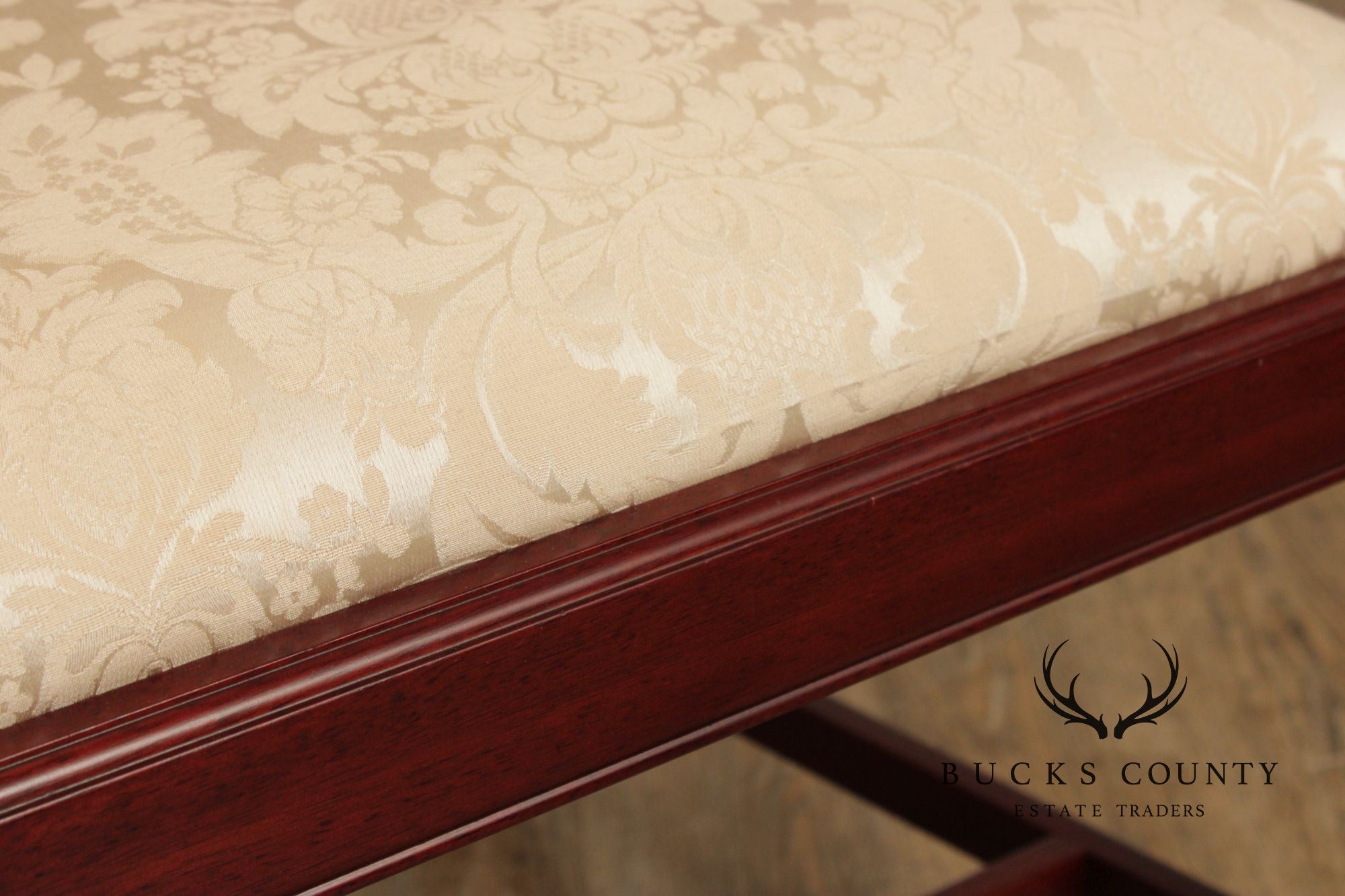 Chippendale Style Set Of Four Carved Mahogany Dining Chairs