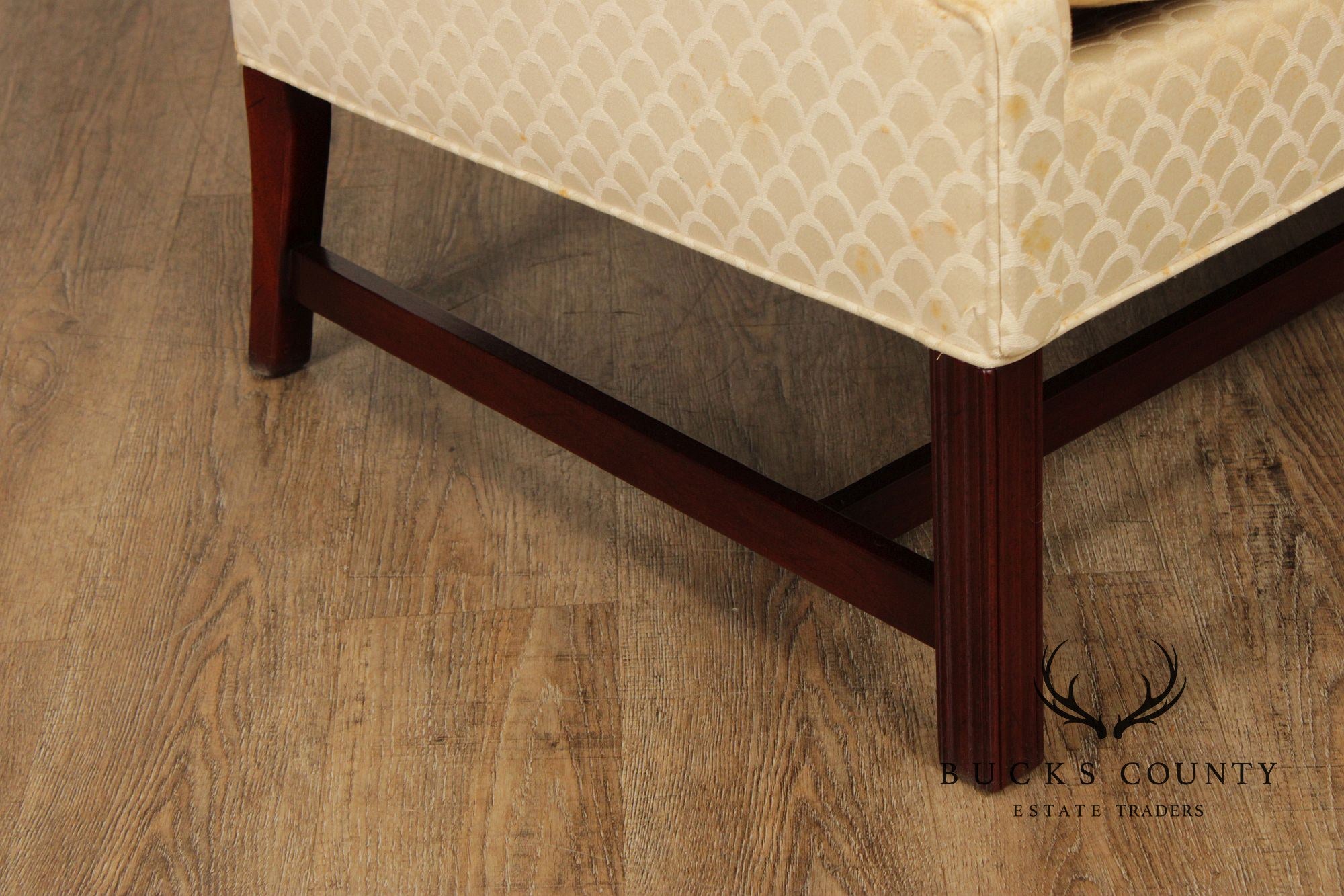 Hickory Chair Chippendale Style Pair Of Upholstered Loveseats Frames