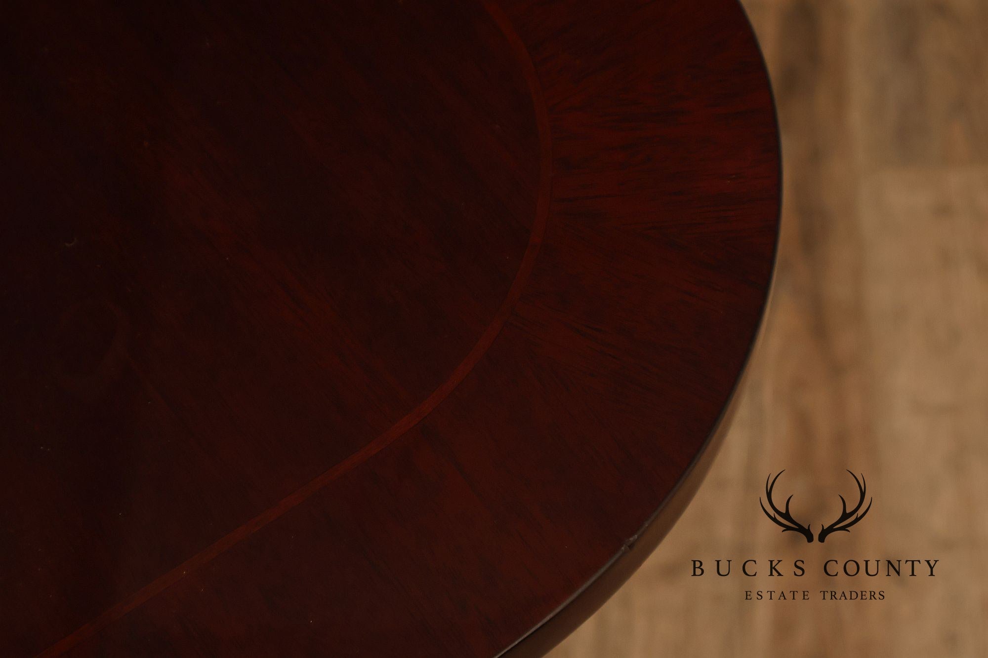 Kindel Regency Style Double Pedestal Mahogany Dining Table