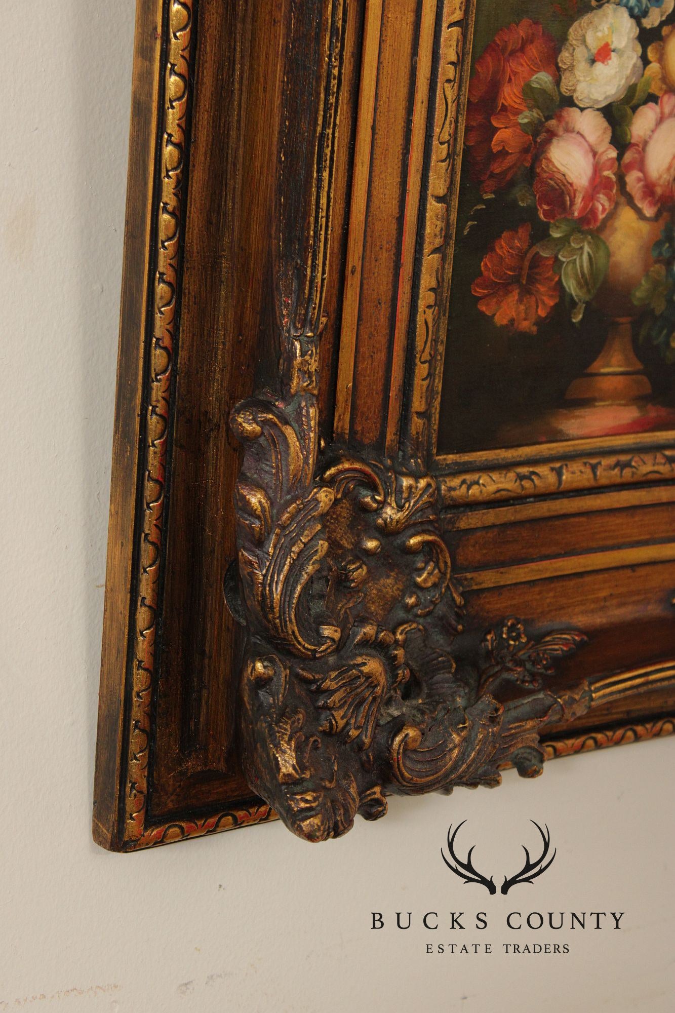 Artist Signed Belgian Floral Still-Life Painting