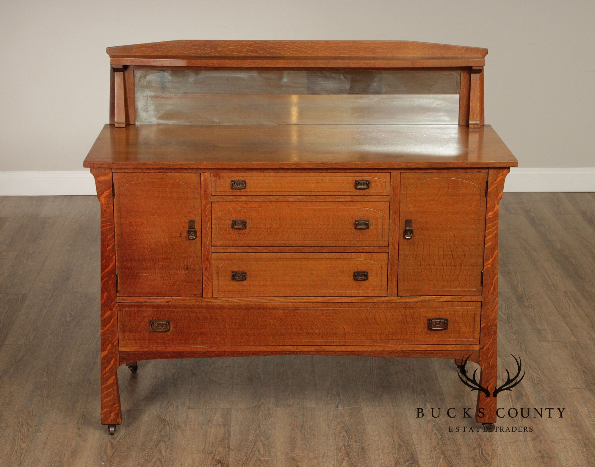 J.K. Rishel Furniture Co.Antique Mission Oak Sideboard