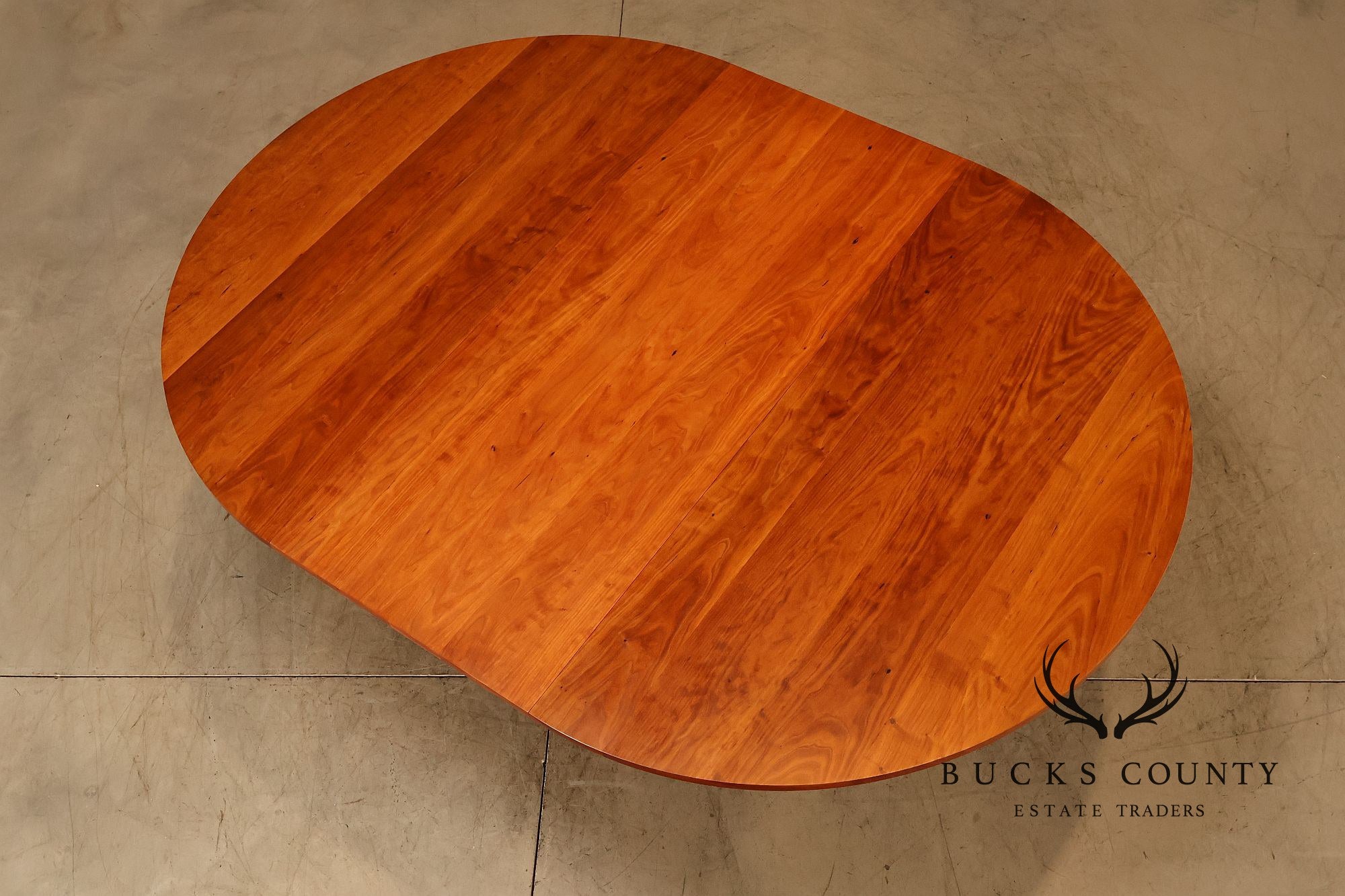 Thomas Moser Georgetown Round Cherry Pedestal Extension Dining Table