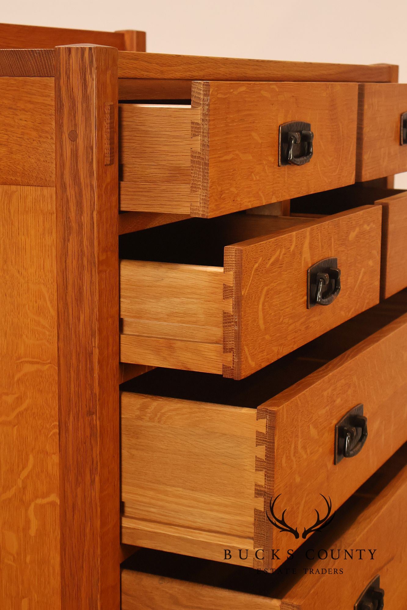 Stickley Mission Collection Oak Tall Chest