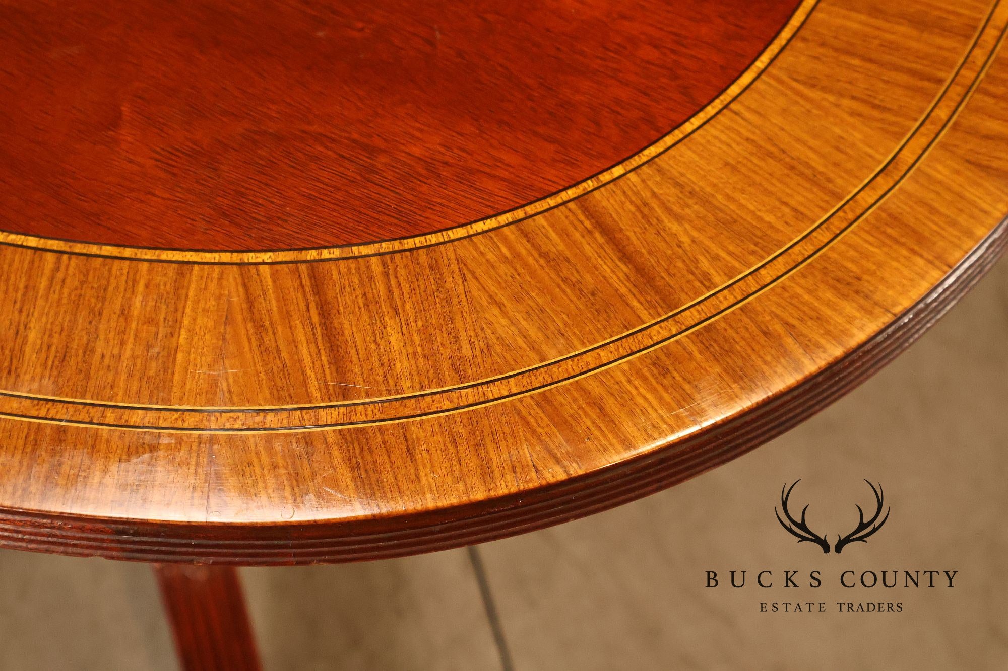 Councill Craftsmen Mahogany Double Pedestal Expandable Dining Table
