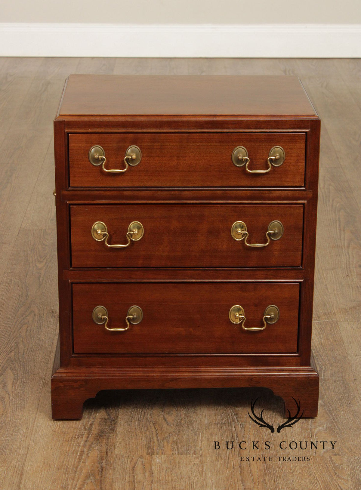 Stickley Chippendale Style Cherry Bachelor's Chest Nightstand