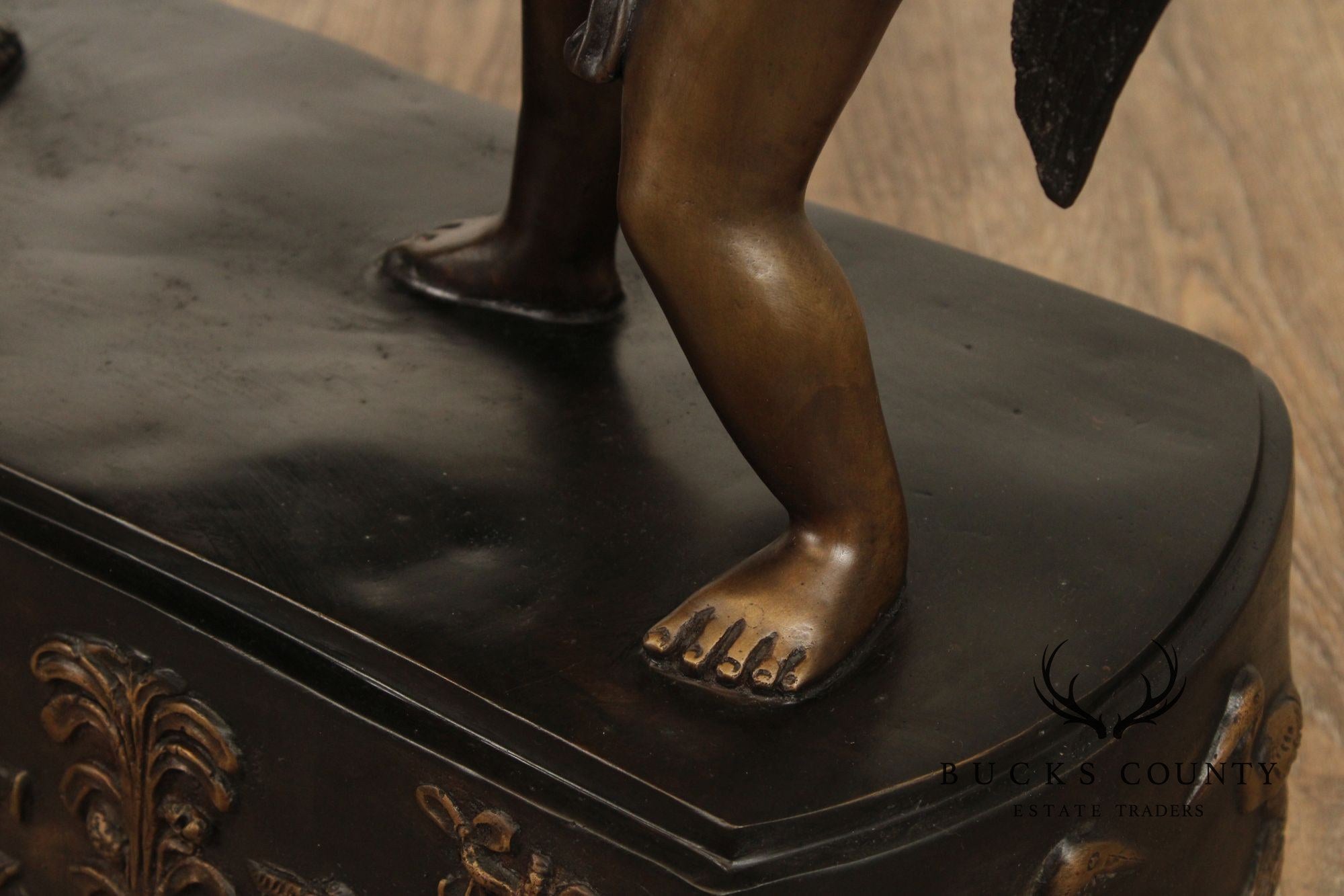 Italian Renaissance Style Bronze Cherub Table Base