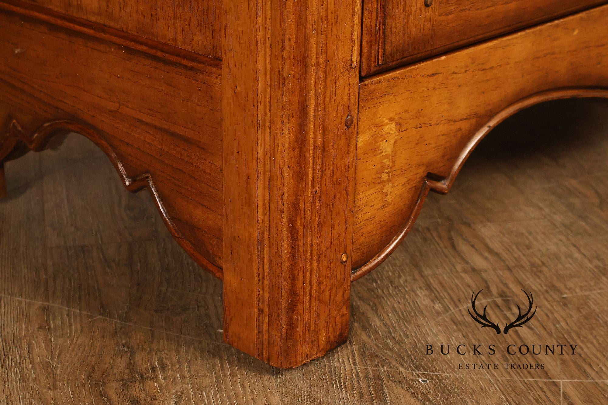 Hekman French Country Style Oak Two-Door Server