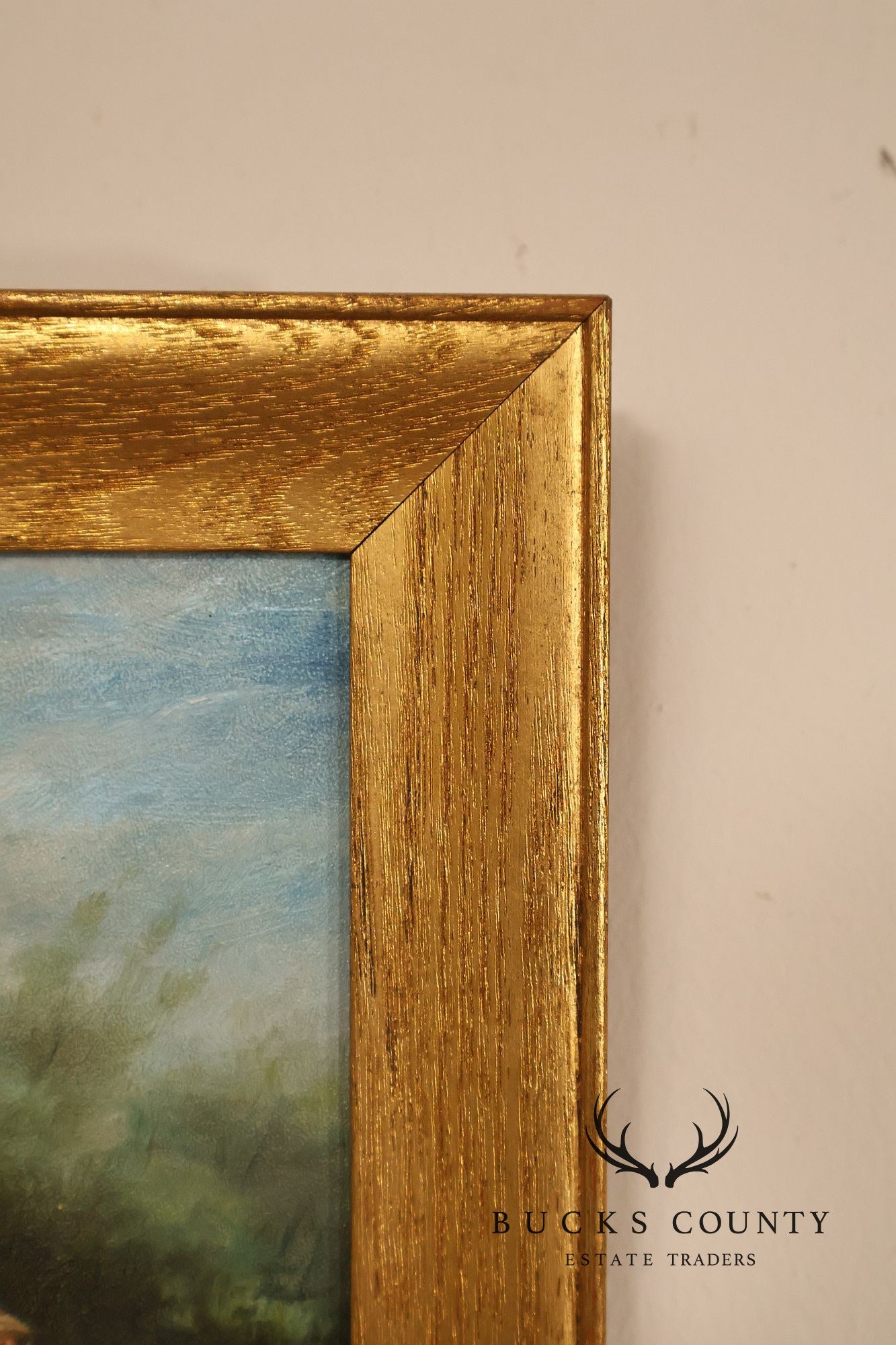 Artist Signed Vintage Oil Painting, Homestead