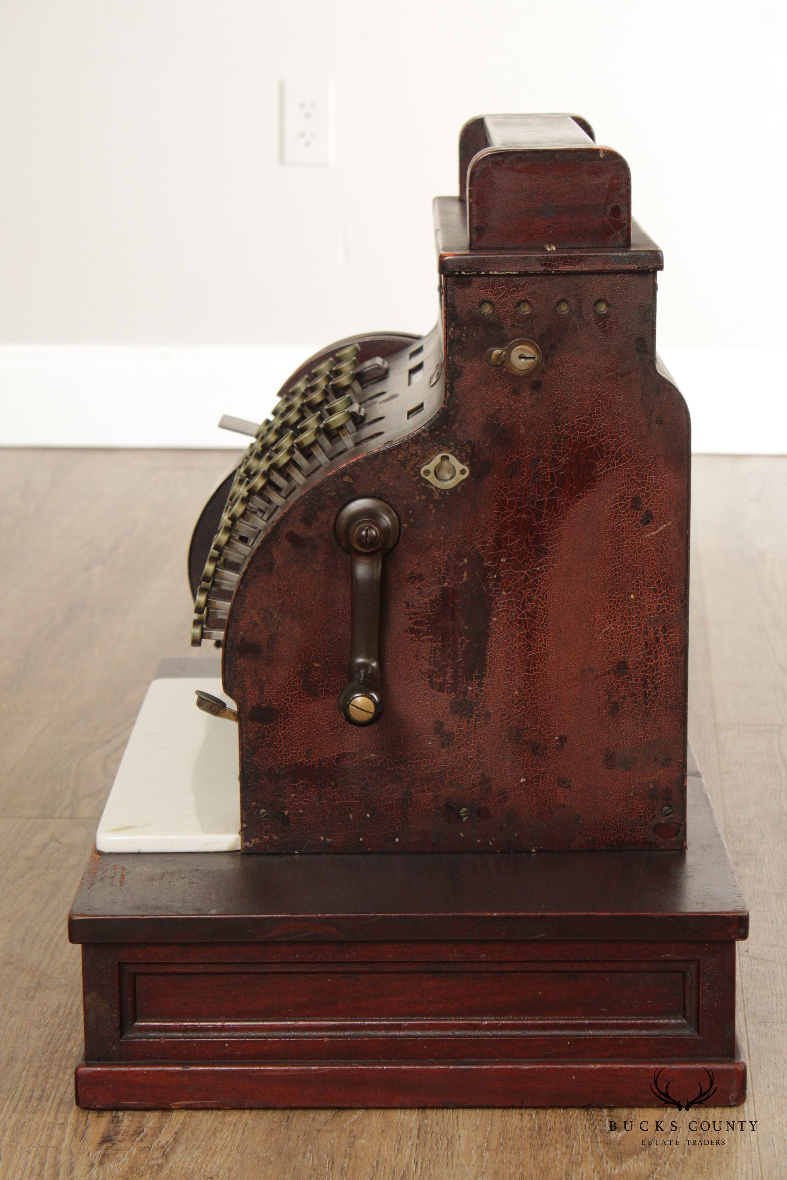 Vintage National Hand-Crank Cash Register