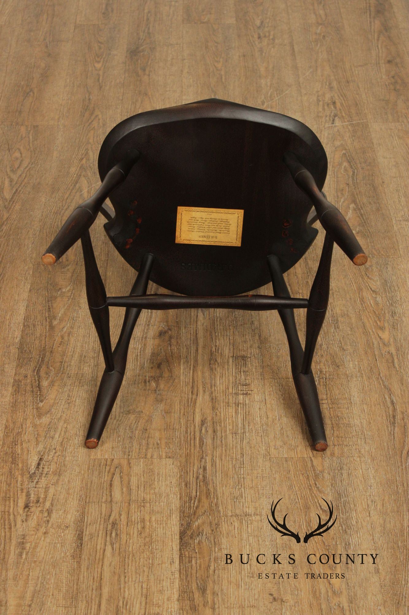 D.R. Dimes Distress Painted Windsor Side Chair