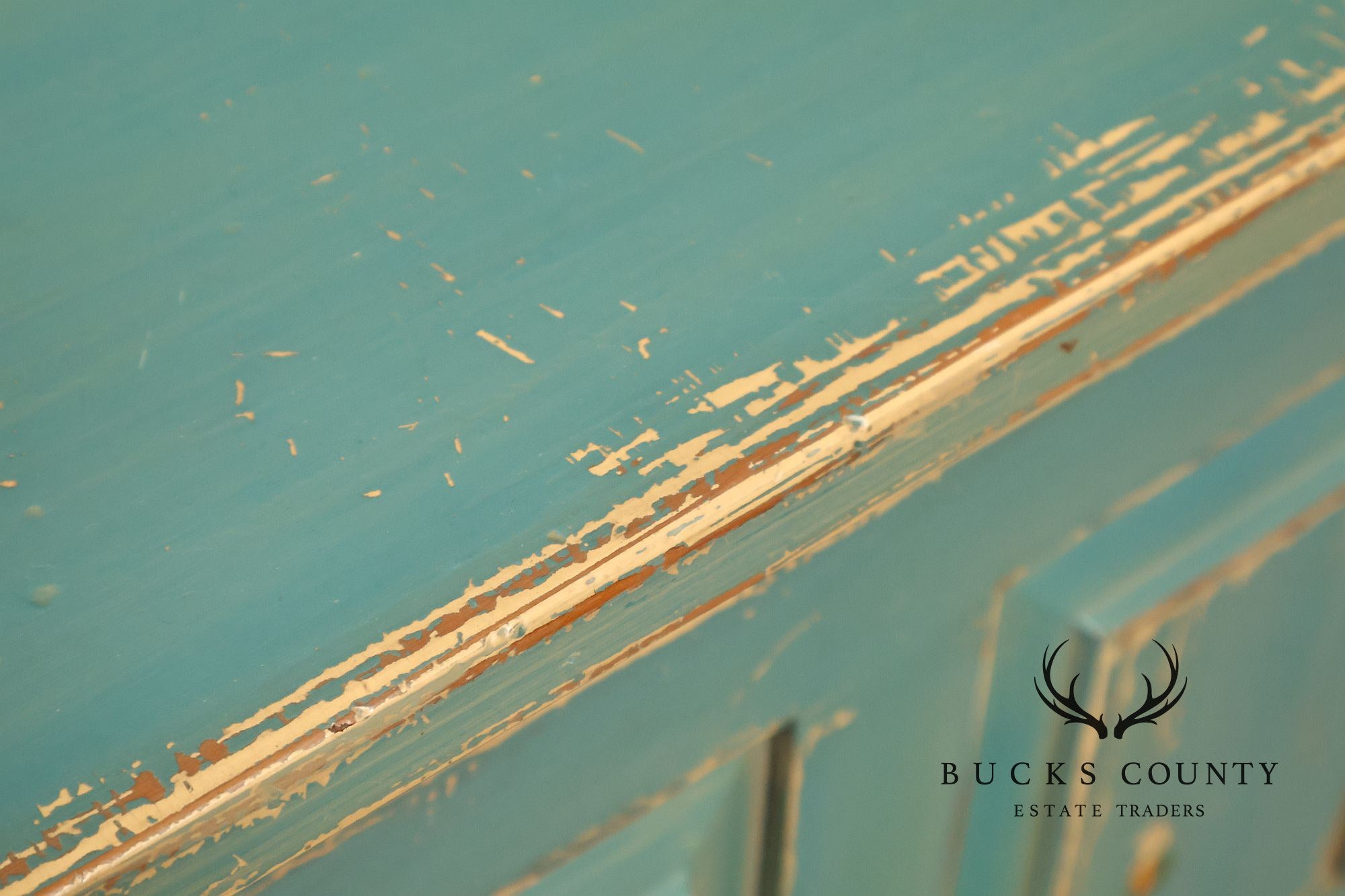 William Draper Distress Painted Side Cabinet