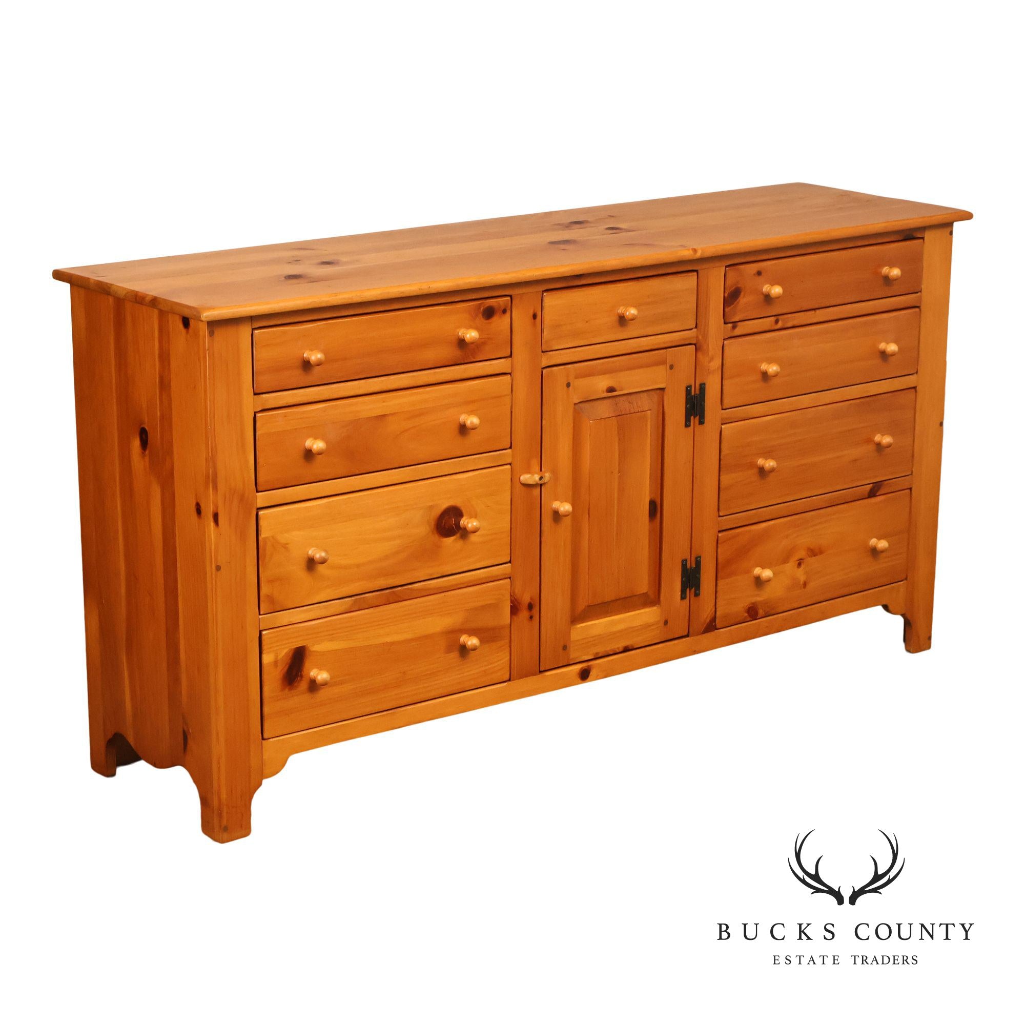 Ethan Allen Country Craftsman Pine Dresser