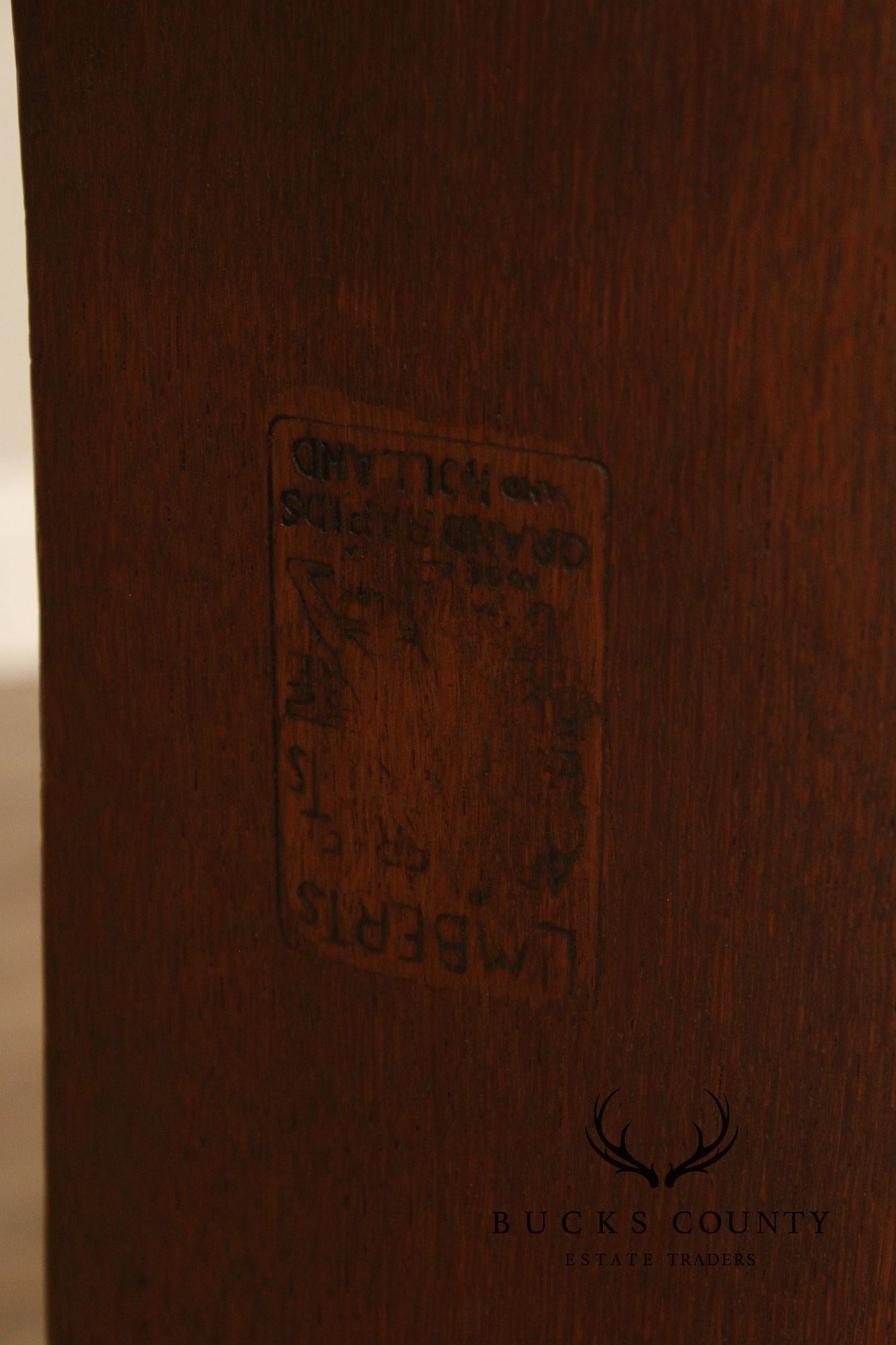 Limbert Antique Mission Oak Paddle-Arm Rocker
