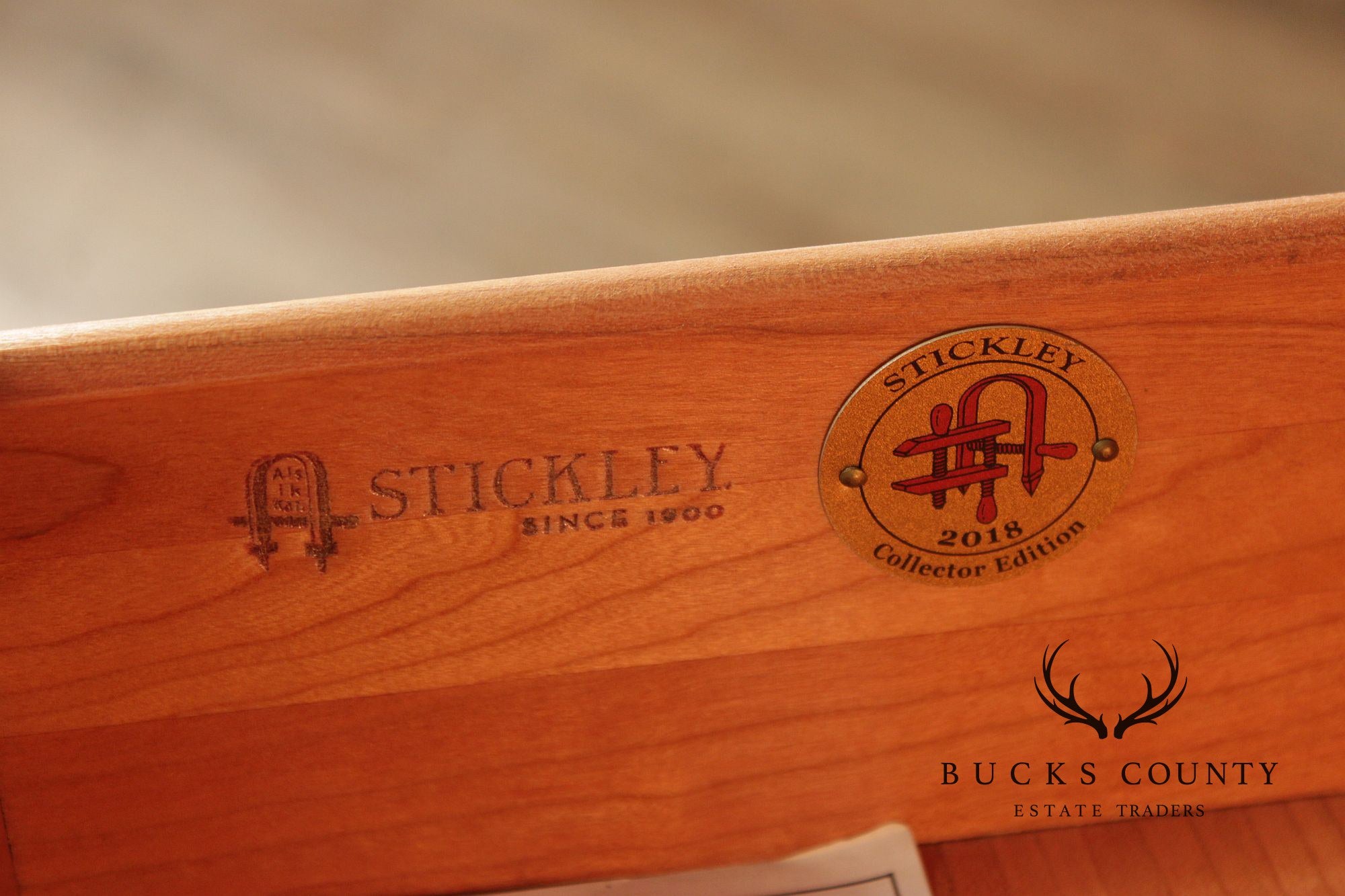 Stickley 2018 Collector Edition Cherry Dragonfly Desk