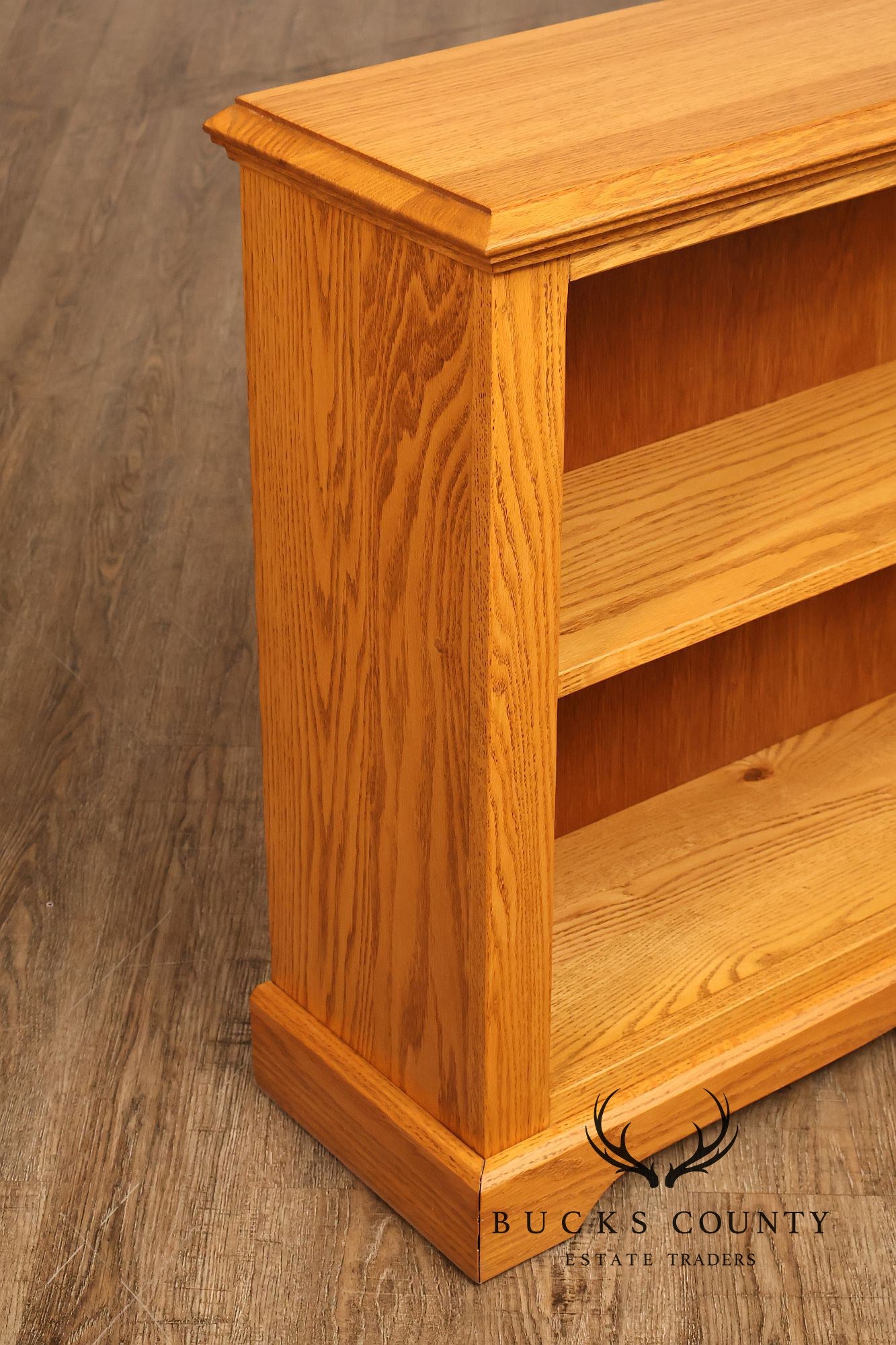 Hunt Country Furniture Oak Low Bookcase