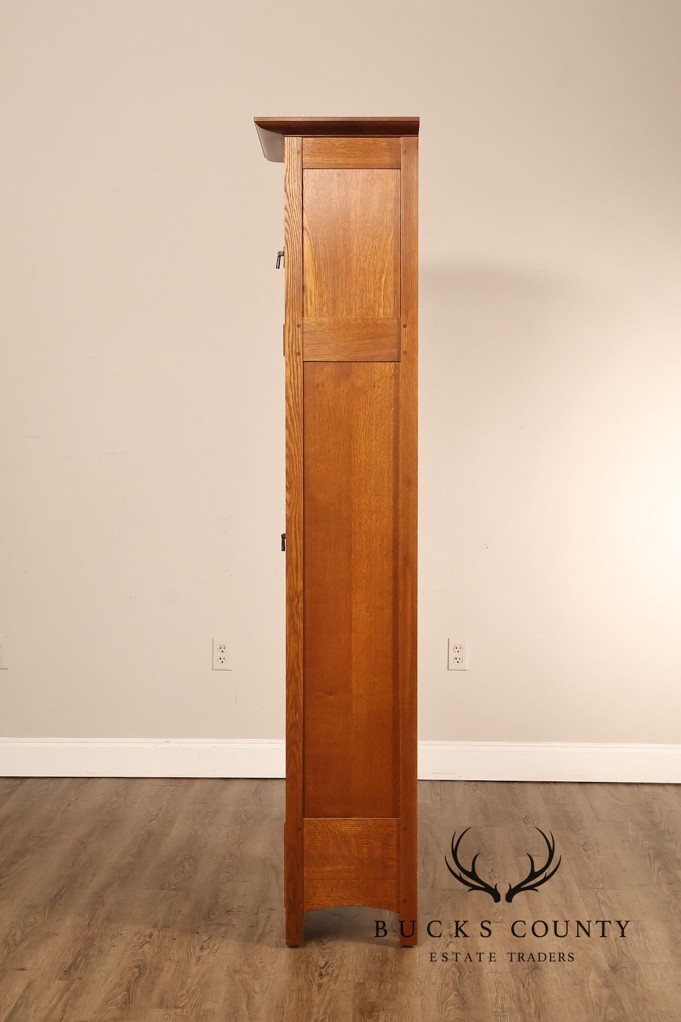 Stickley Mission Collection Oak Tall Case Clock