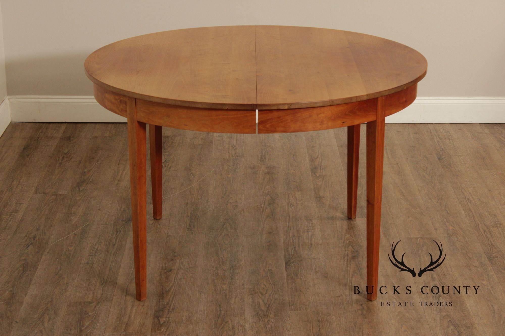 Thomas Moser Round Cherry Expandable Dining Table