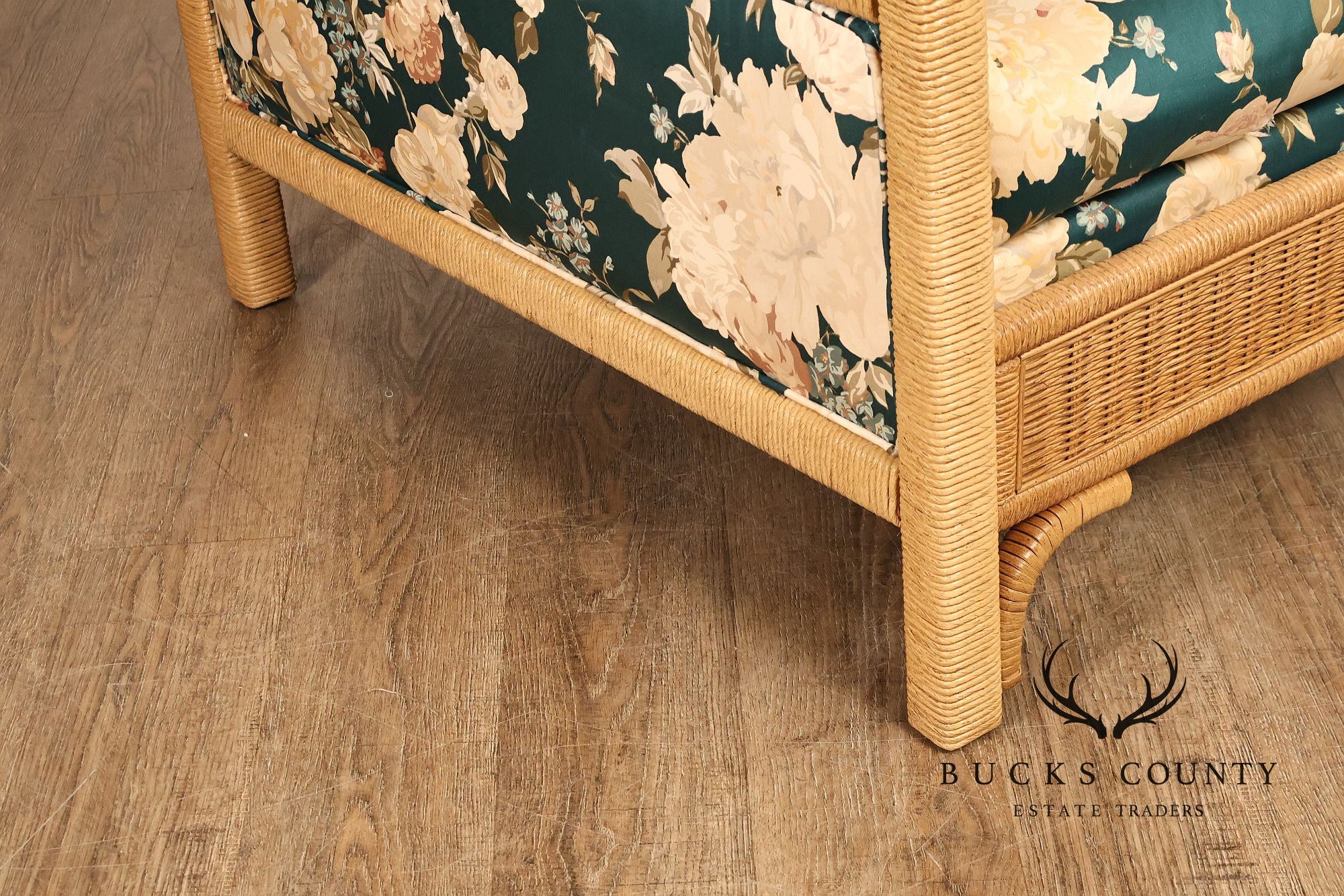 Lexington Henry Link Furniture Wicker Upholstered Lounge Chair