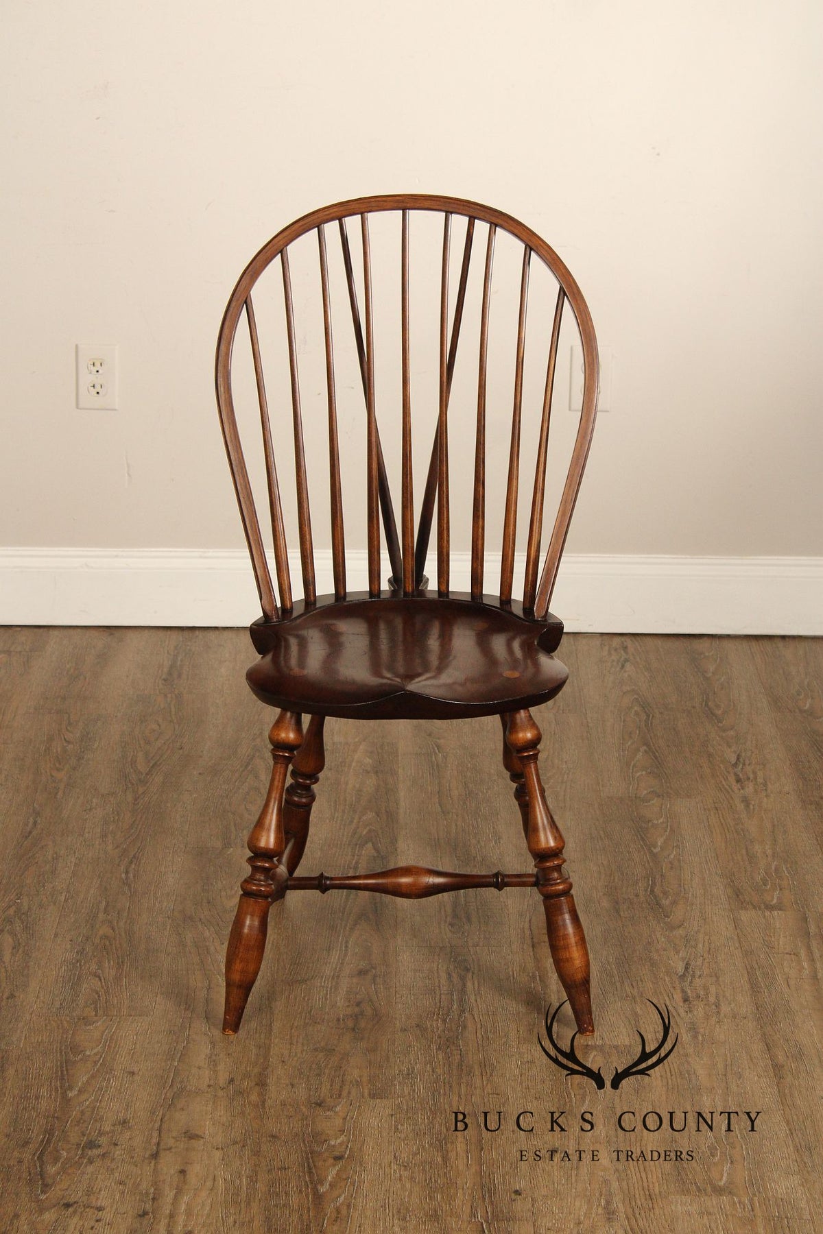 River Bend Chair Co. Brace Back Windsor Fan Back Side Chair