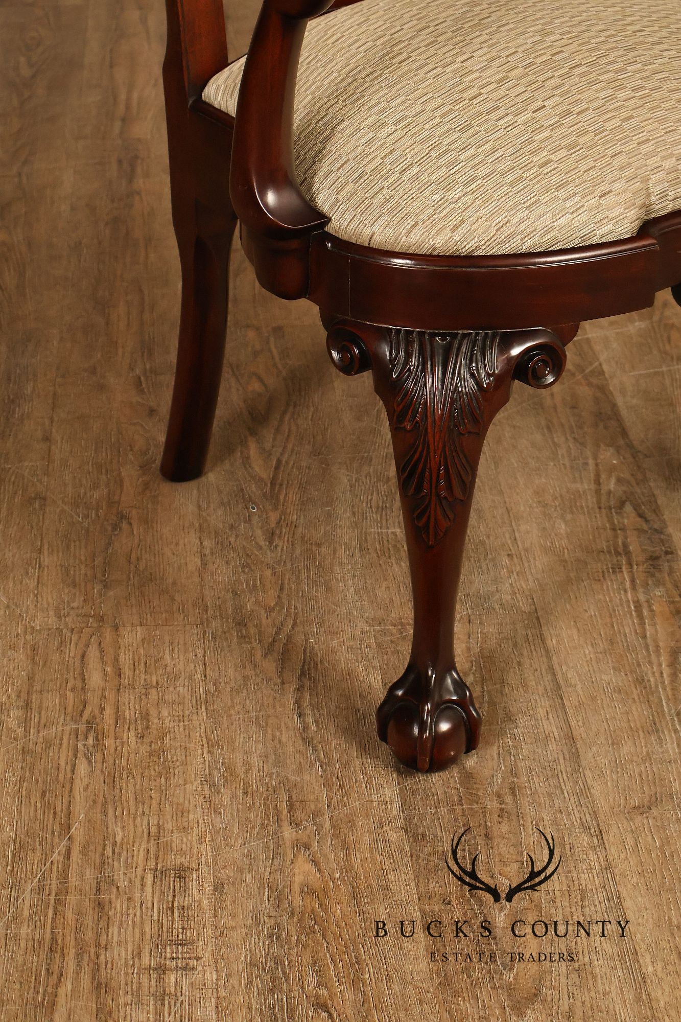Kindel Winterthur Collection Pair of Mahogany Armchairs