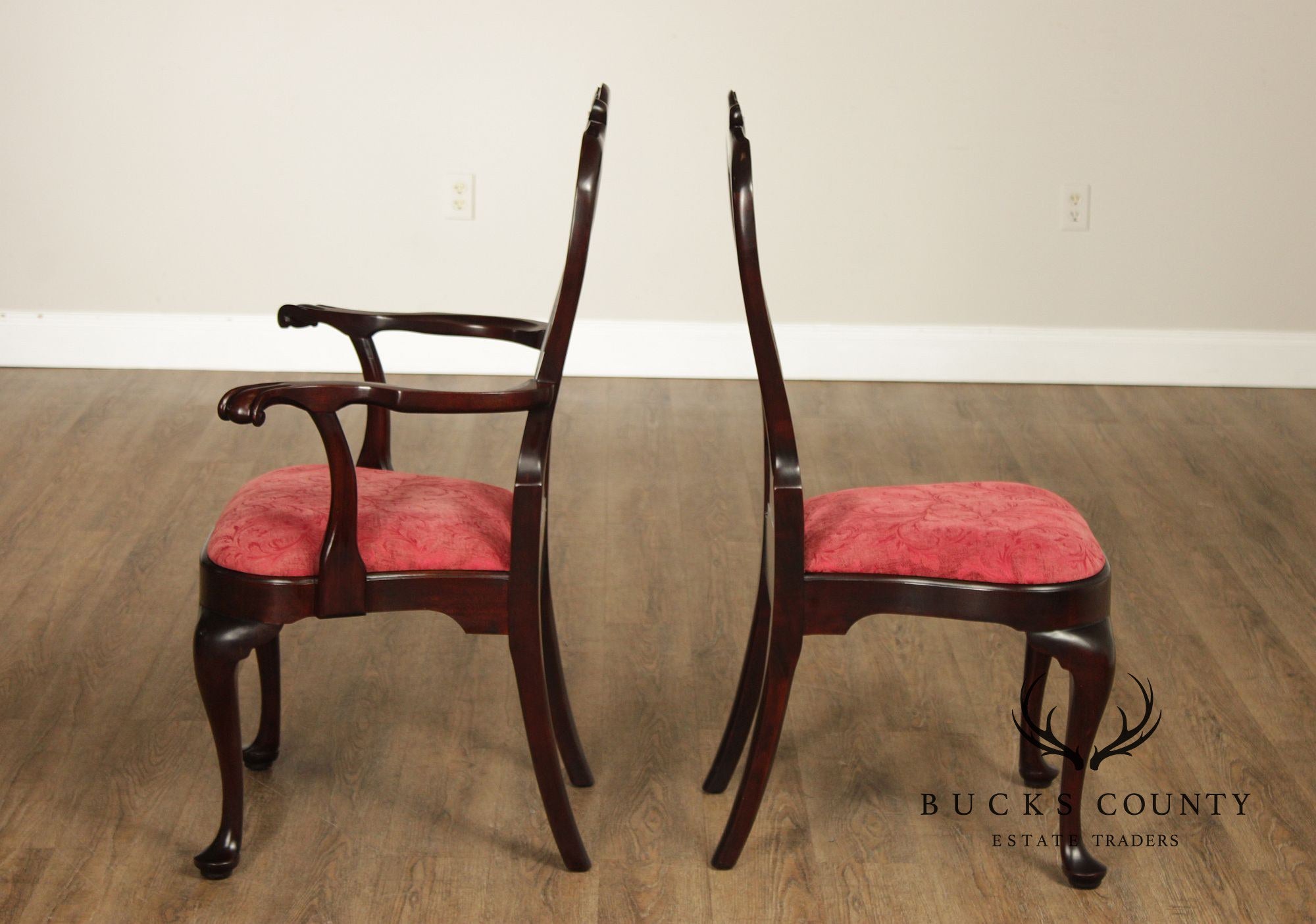 Stickley Colonial Williamsburg Set Of Six Mahogany Dining Chairs