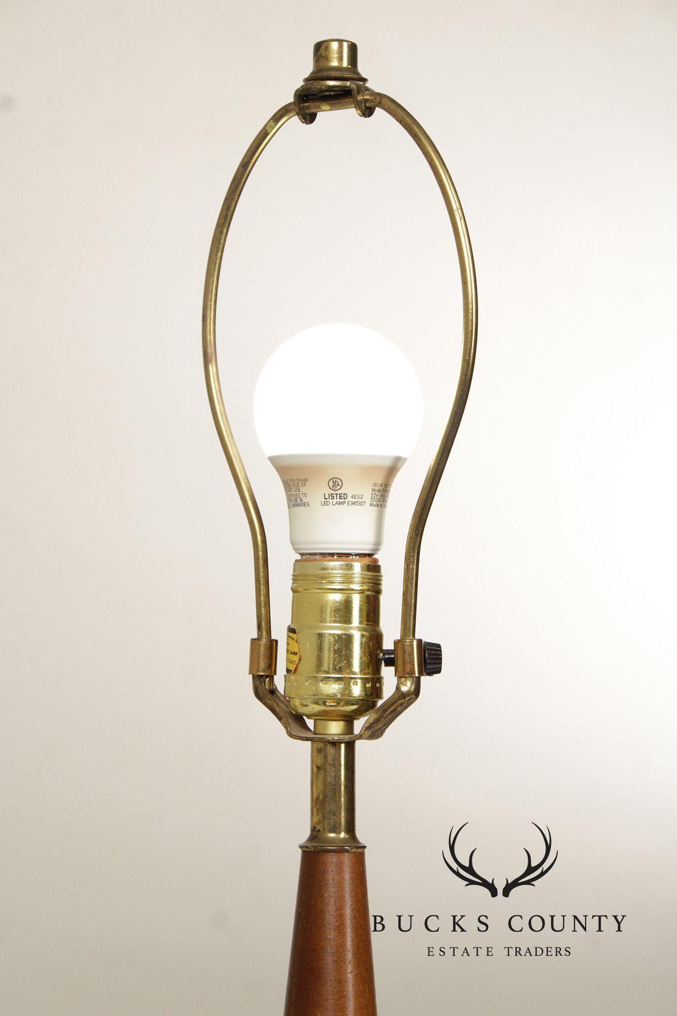 Mid Century Modern Cork Table Lamp
