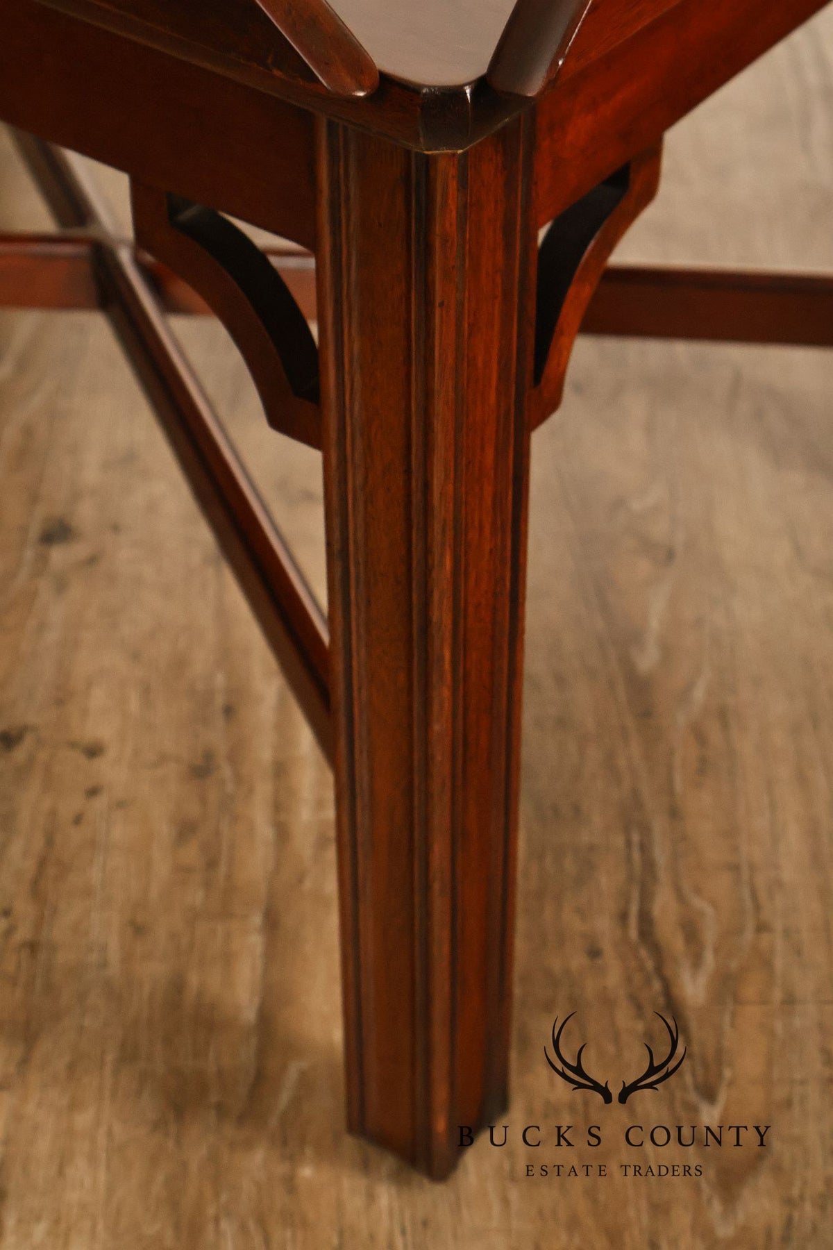 Chippendale Style Mahogany Butler's Tray Coffee Table