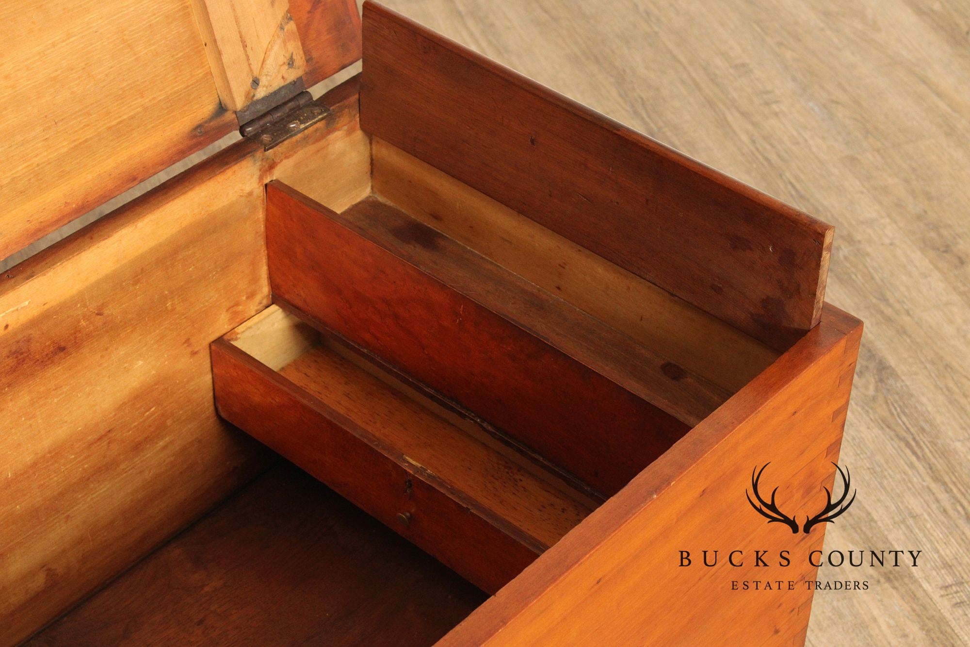 Antique Chippendale Style Blanket Chest